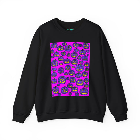 Halloween Pumpkin Crewneck Sweatshirt