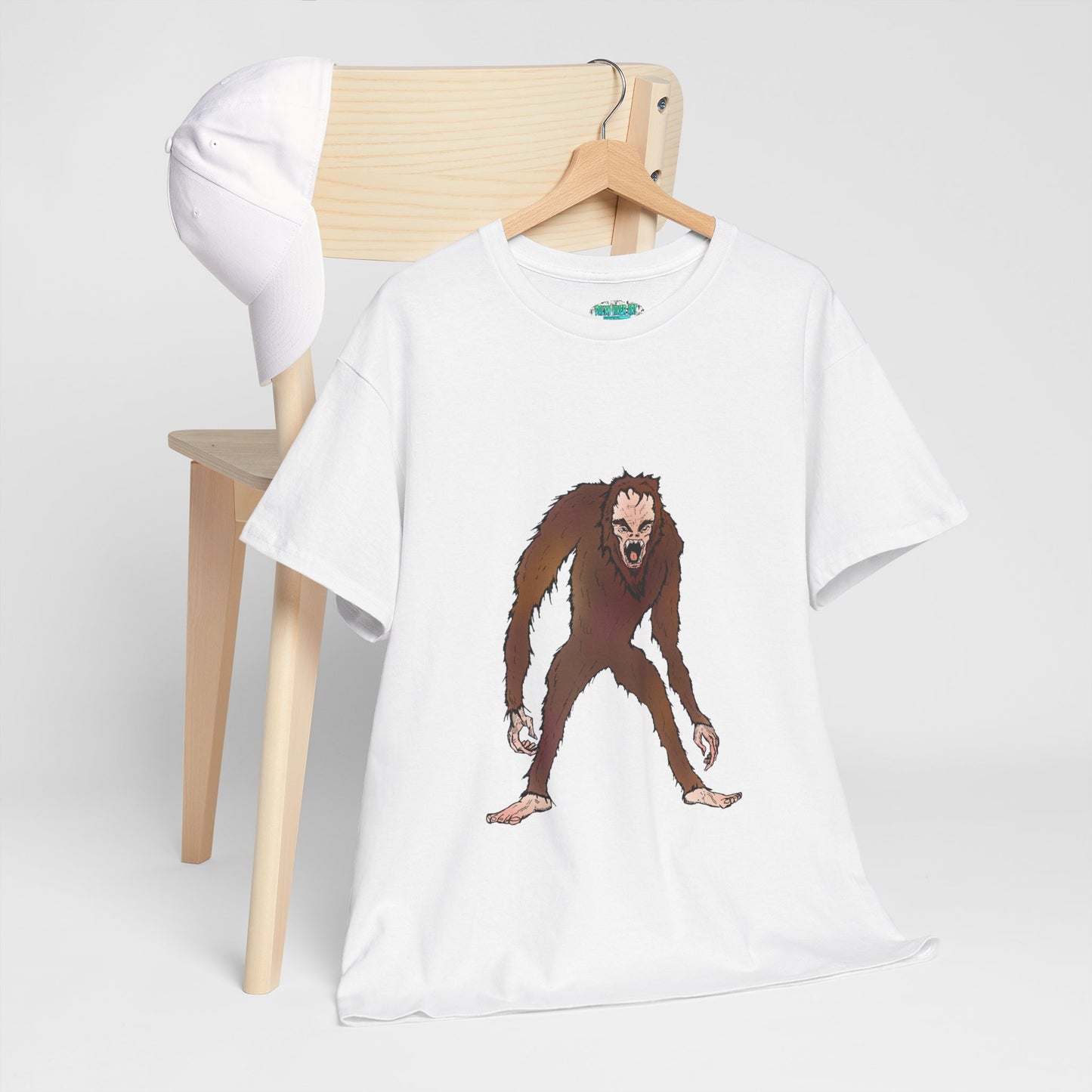 Bigfoot Sketch T‑Shirt — Retro Sasquatch Graphic Tee