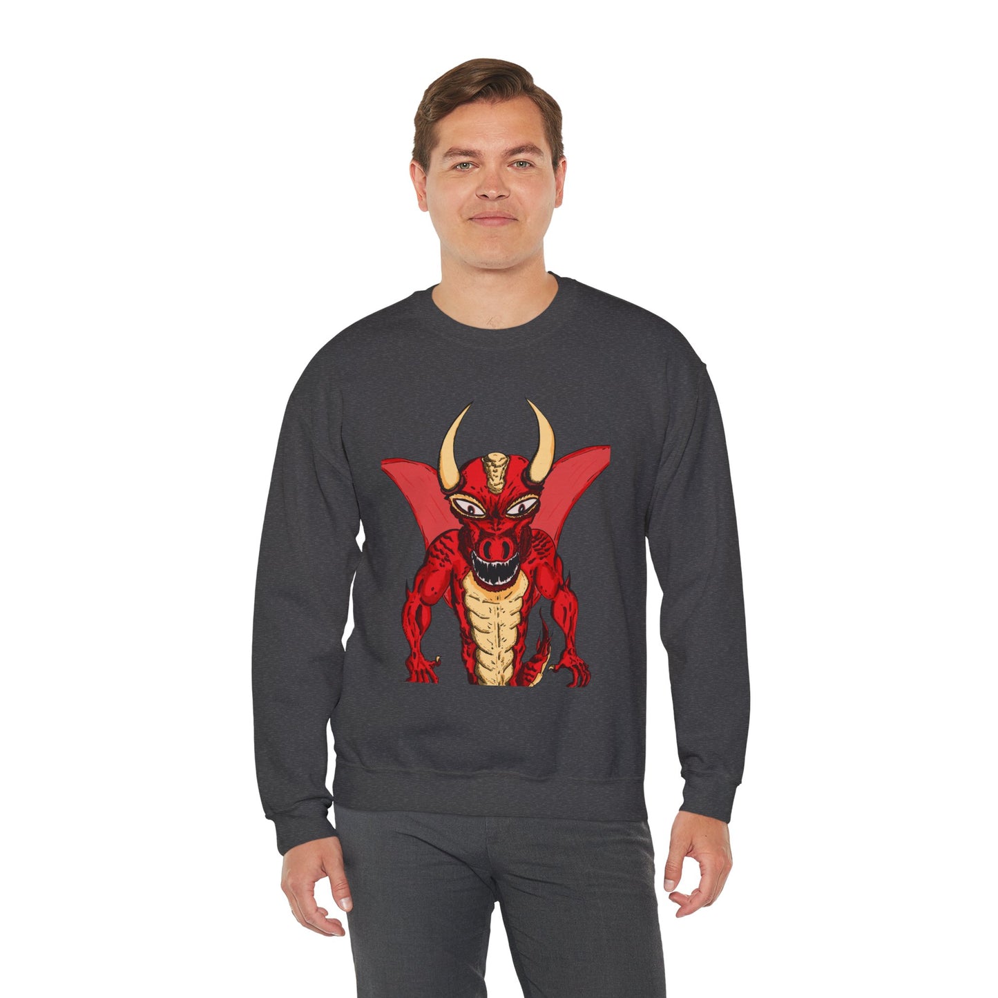 Fierce Dragon Unisex Crewneck Sweatshirt