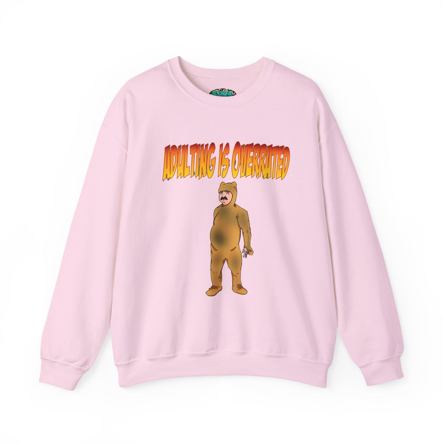 Cozy Humor Sweatshirt - 'Adulting is Overrated'