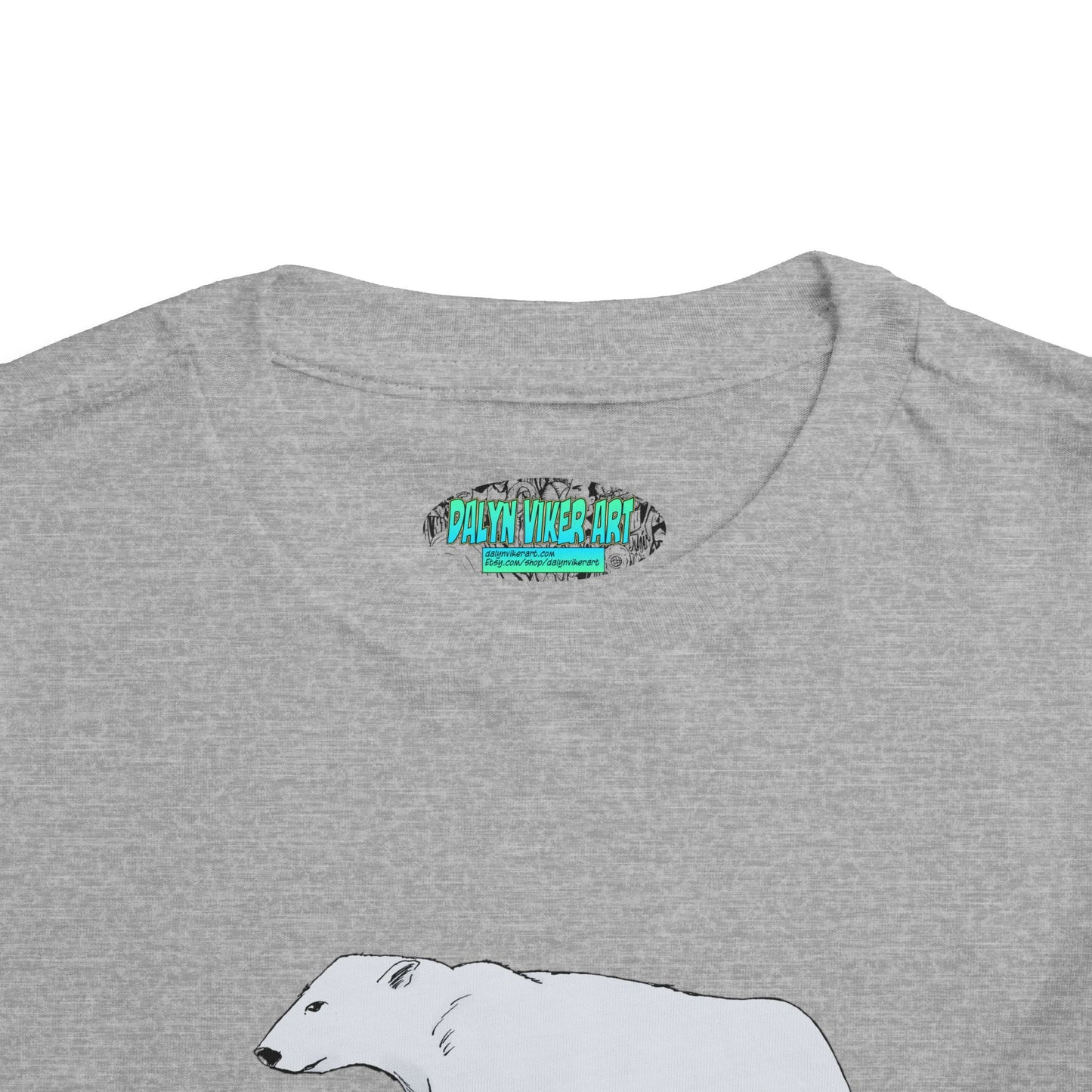 Polar Bear Toddler Tee — Cute Arctic Animal Shirt for Kids