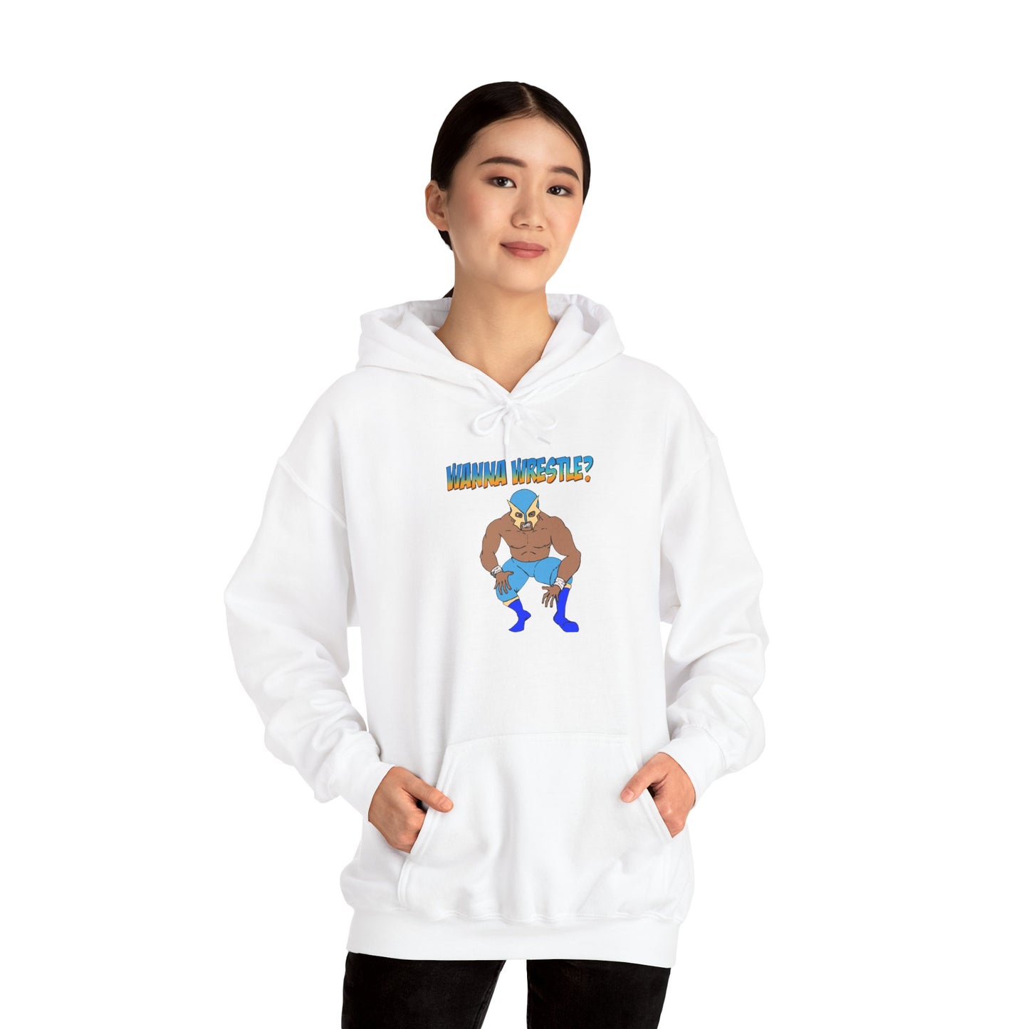 Funny Wrestling Hooded Sweatshirt, Gift for Wrestlers, Unisex Apparel, Cozy Hoodie for Sports Fans, Cool Gift for Him/Her