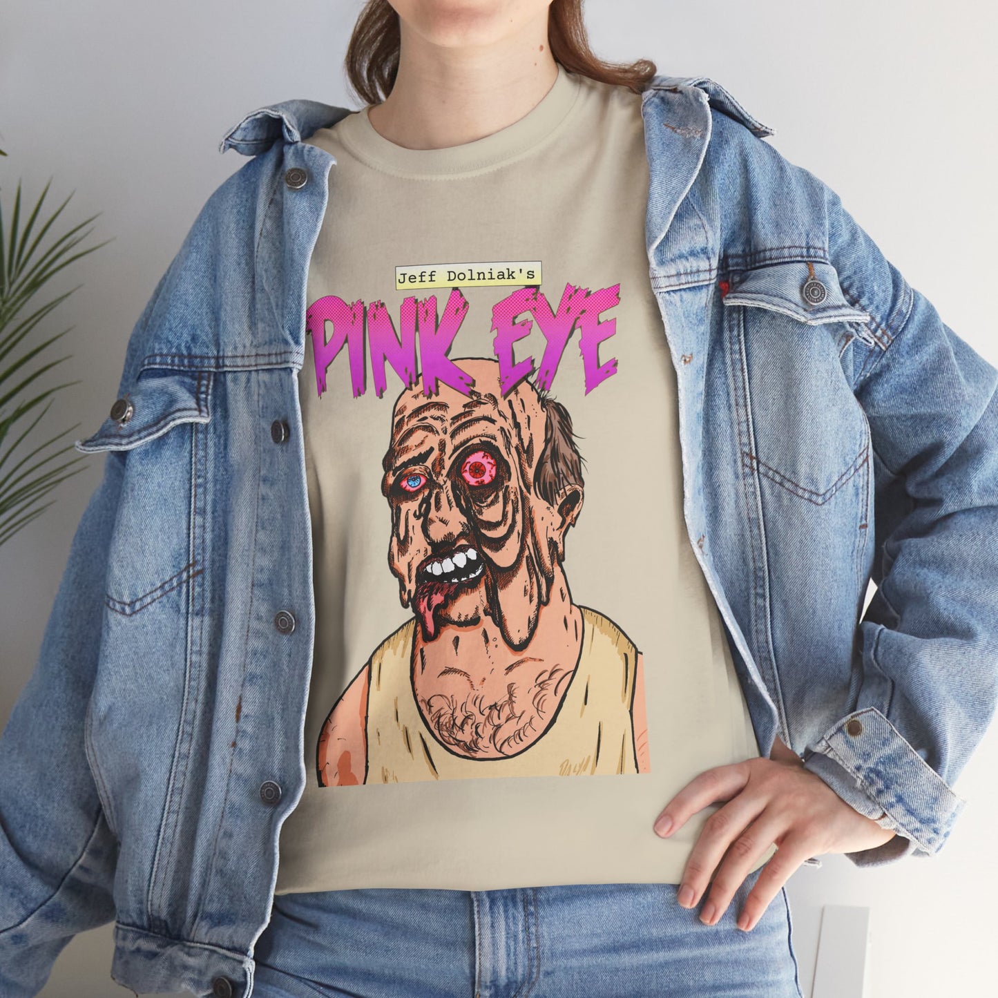 Pink Eye - Body Horror Illustration T-Shirt