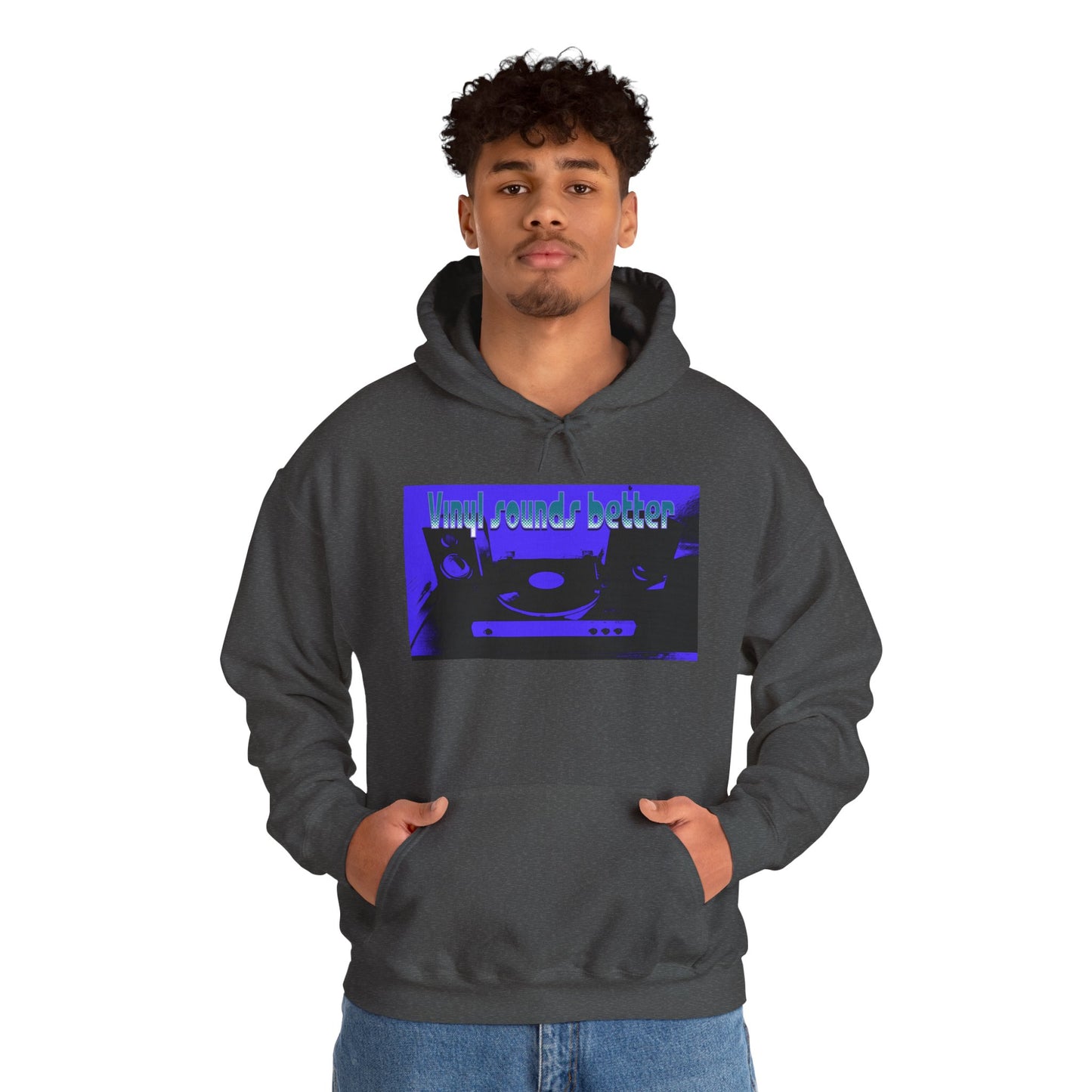 Vinyl Sounds Better Hoodie, Perfect for Music Lovers, Gift for DJs, Casual Wear, Comfortable Sweatshirt, Trendy Music Apparel
