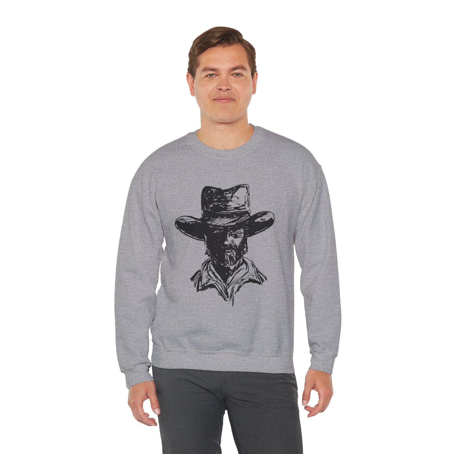 Cowboy Graphic Crewneck Sweatshirt