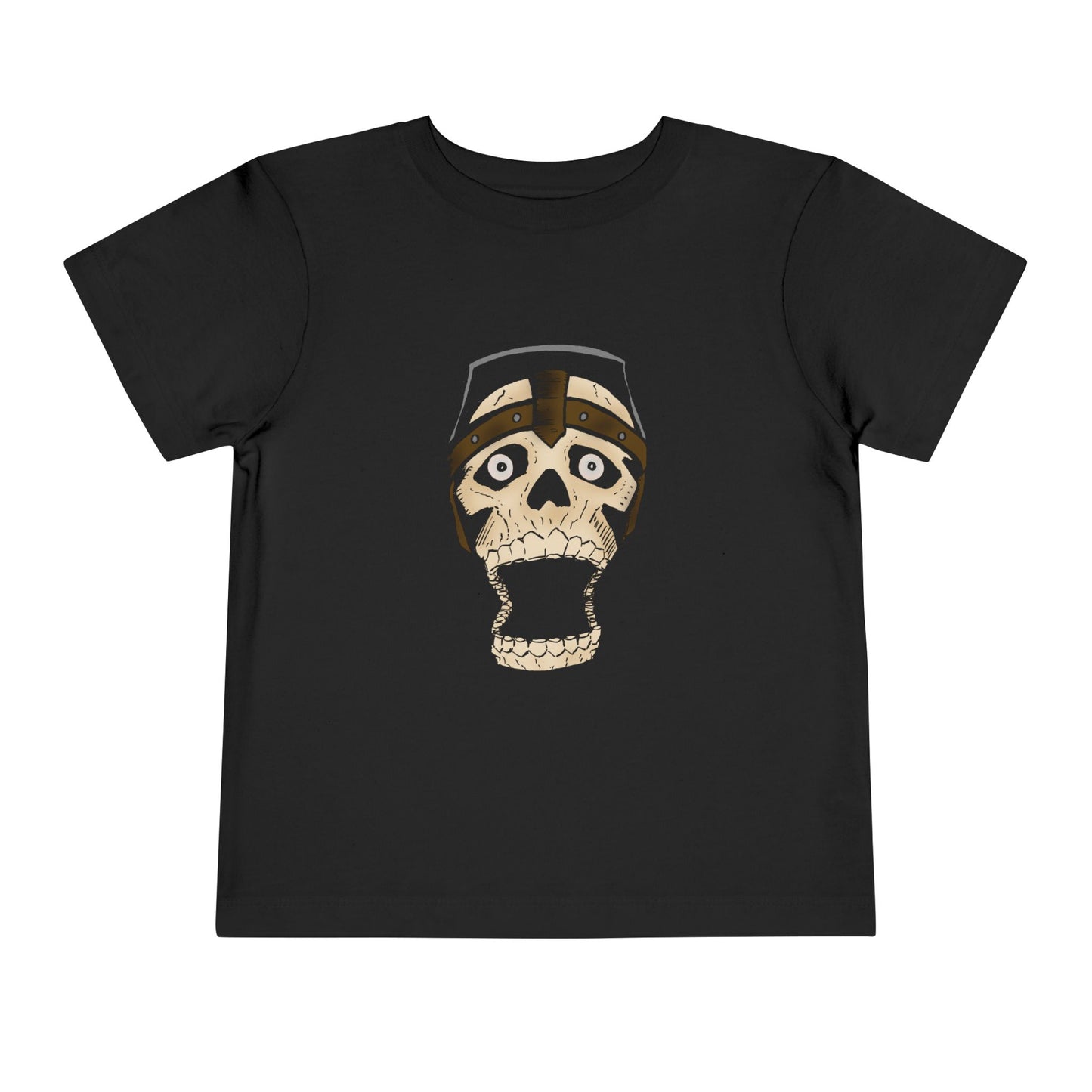 Toddler Tee — Playful Screaming Skull Graphic Kids' Shirt