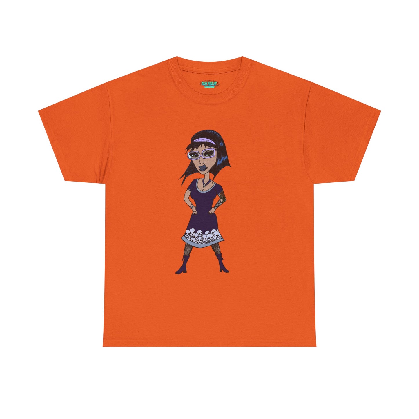 Gothic Doll T-Shirt — Retro Vampire Girl Graphic Tee