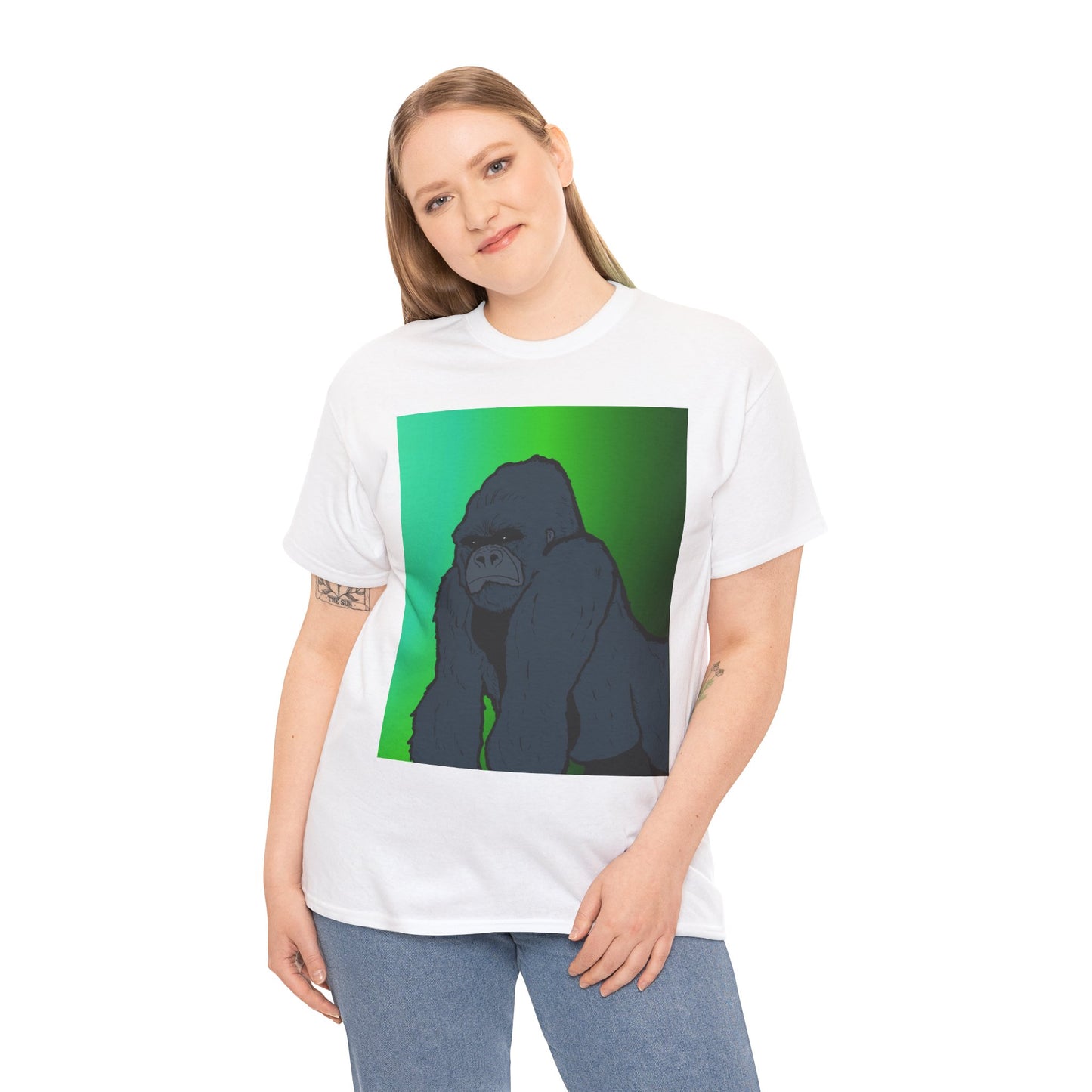 Gorilla Portrait Tee – Graphic Ape Illustration T-Shirt