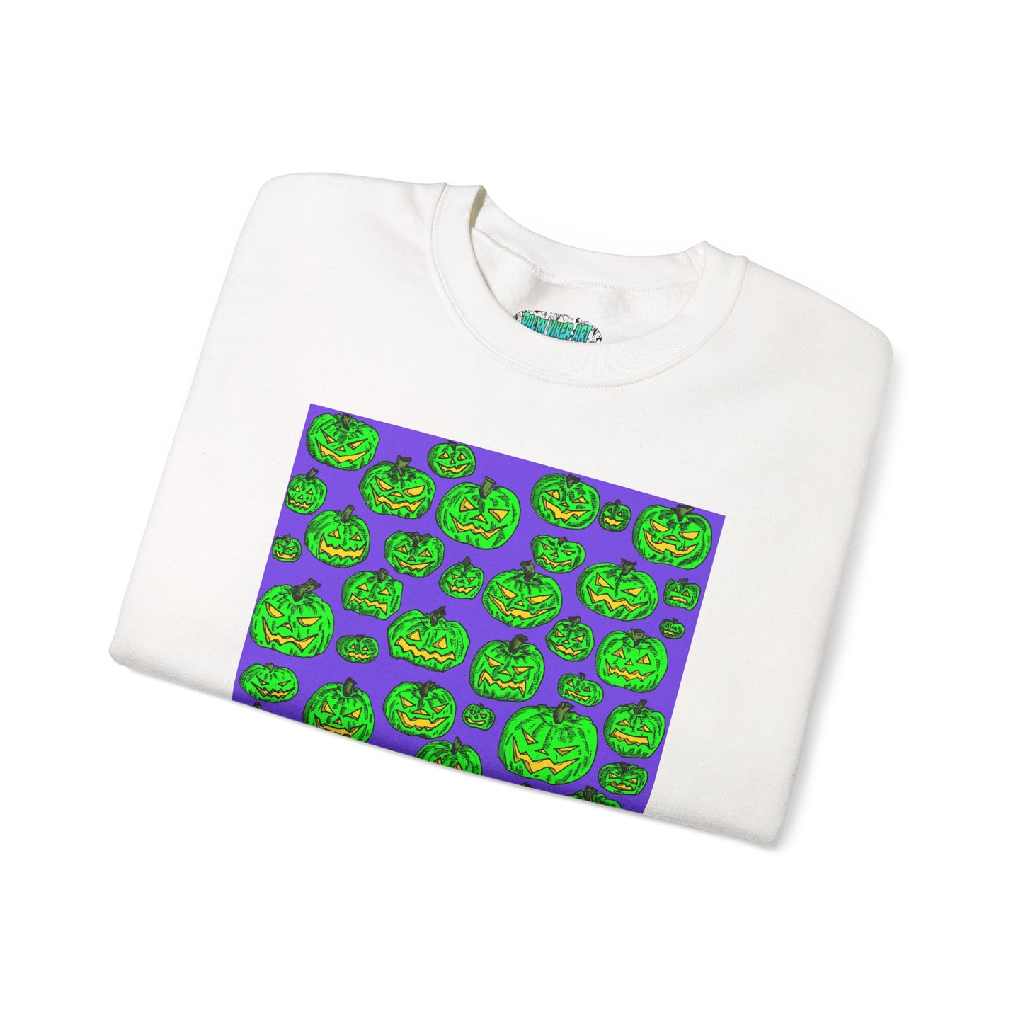 Halloween Pumpkin Crewneck Sweatshirt
