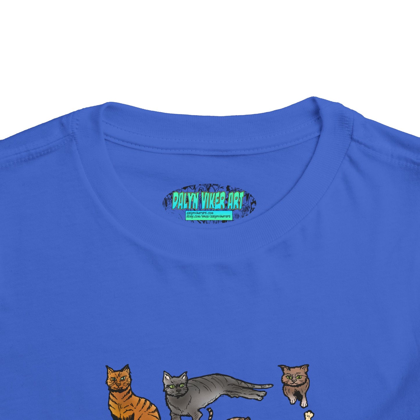 Toddler Tee — Playful Cat Pack Graphic Shirt for Kids