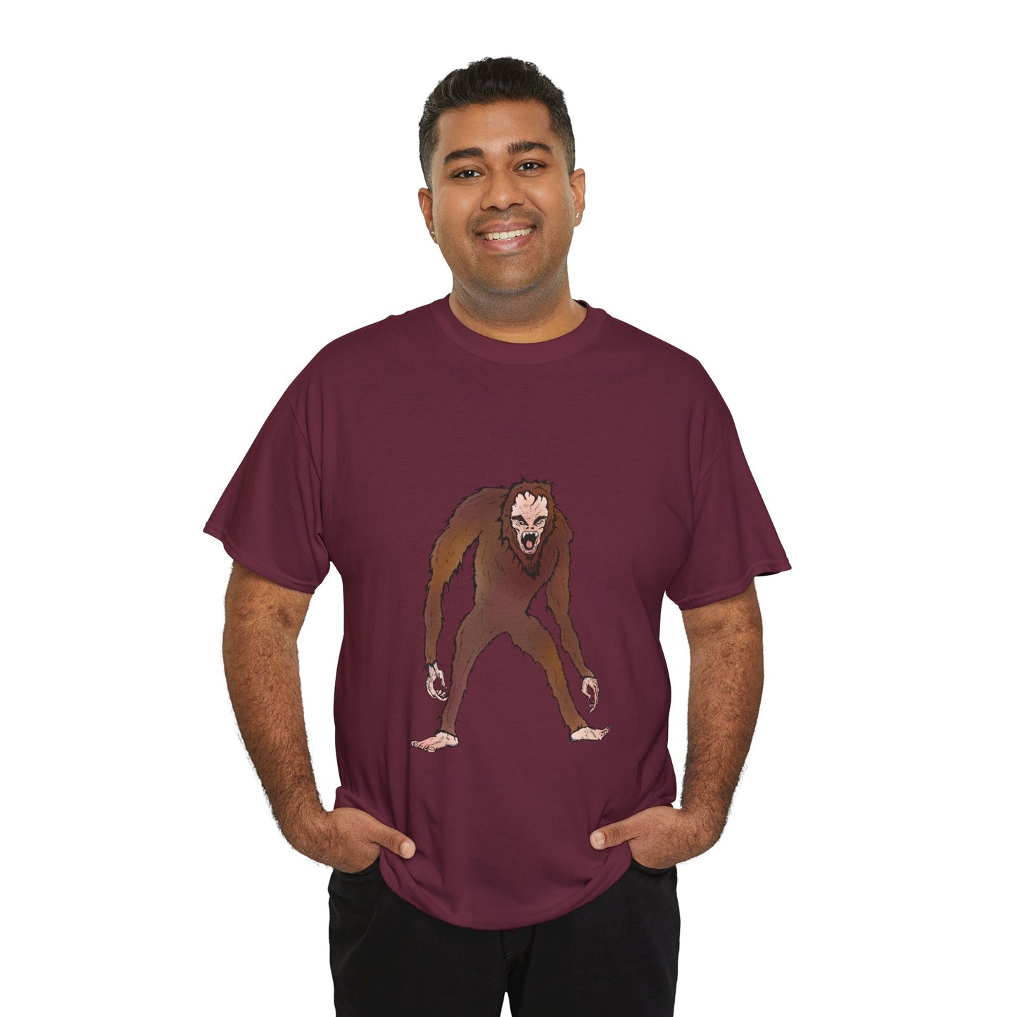 Bigfoot Sketch T‑Shirt — Retro Sasquatch Graphic Tee