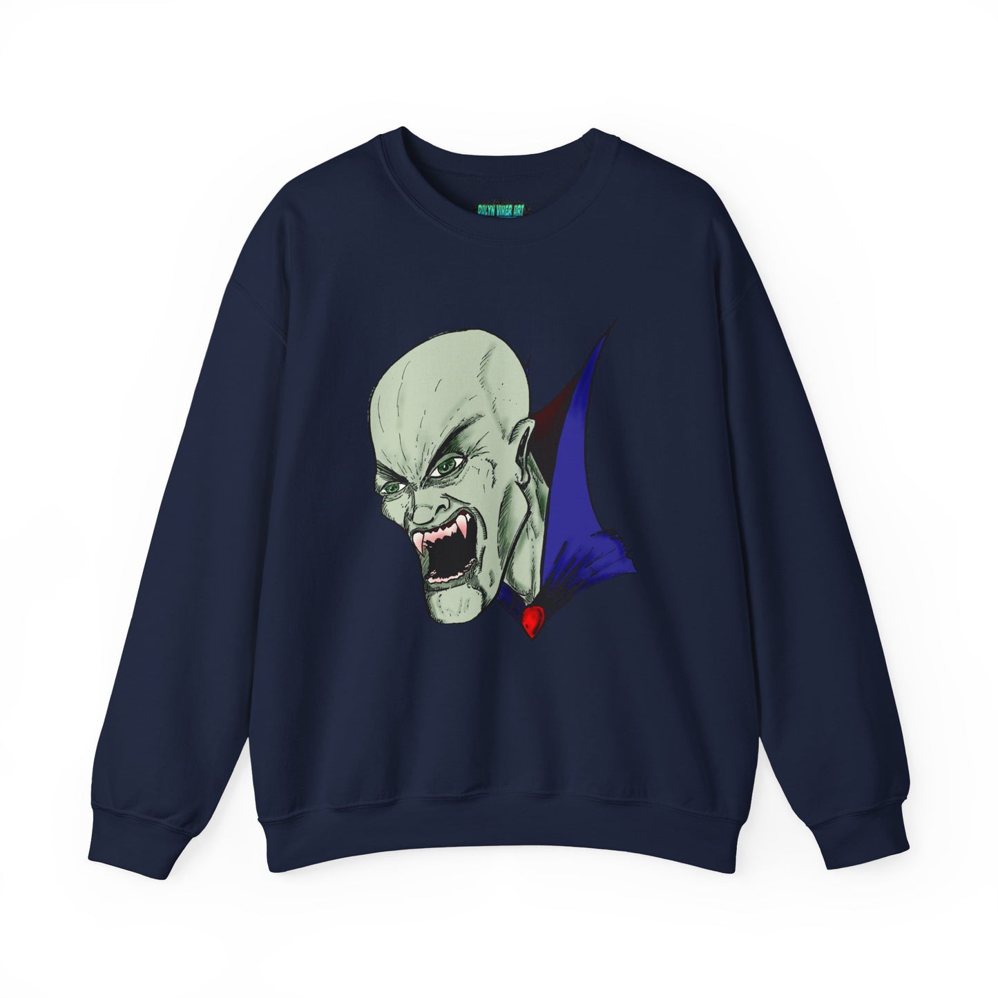 Vampire Graphic Sweatshirt for Halloween