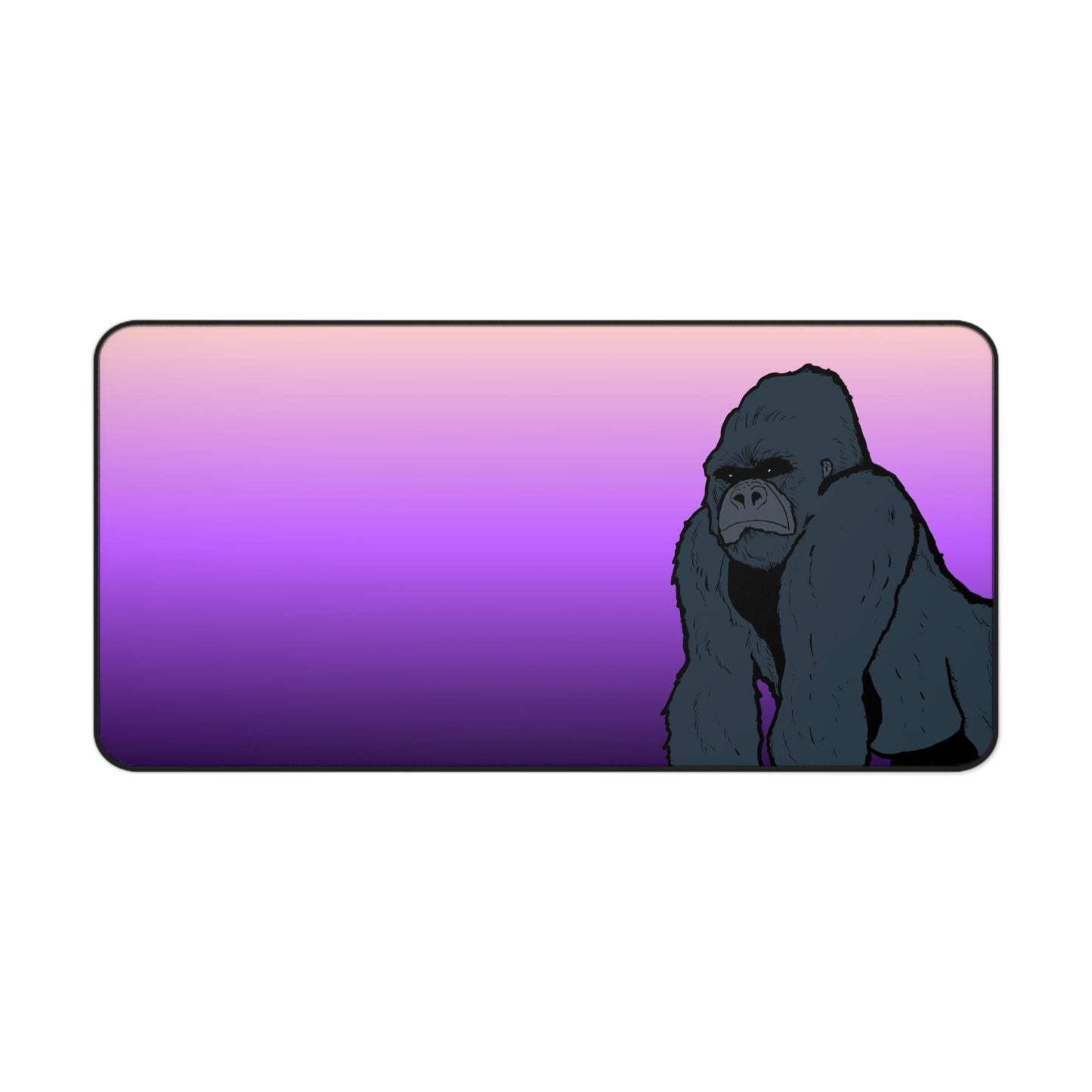 Gorilla Gradient Desk Mat — Purple to Pink Large Gaming/Work Mouse Pad
