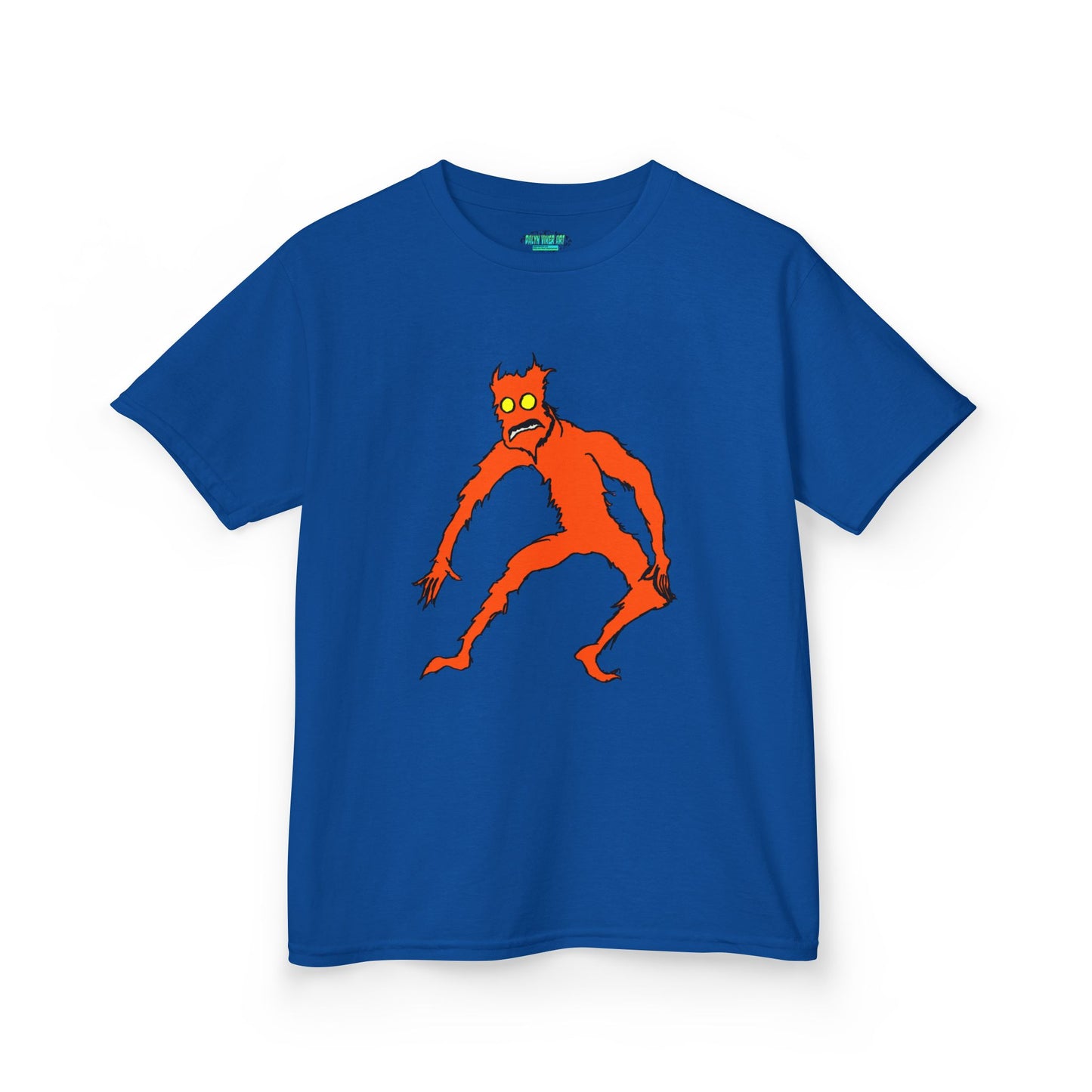 Kids Fire Monster Tee - Fun and Spooky Cotton T-Shirt for Kids