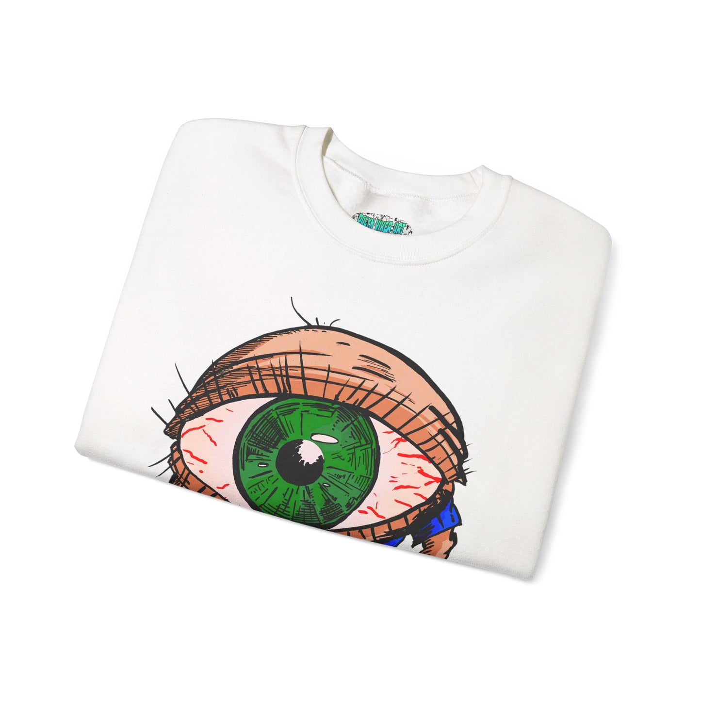 Terrif-EYE-ing Unique Cartoon Eye Sweatshirt - Unisex Heavy Blend™