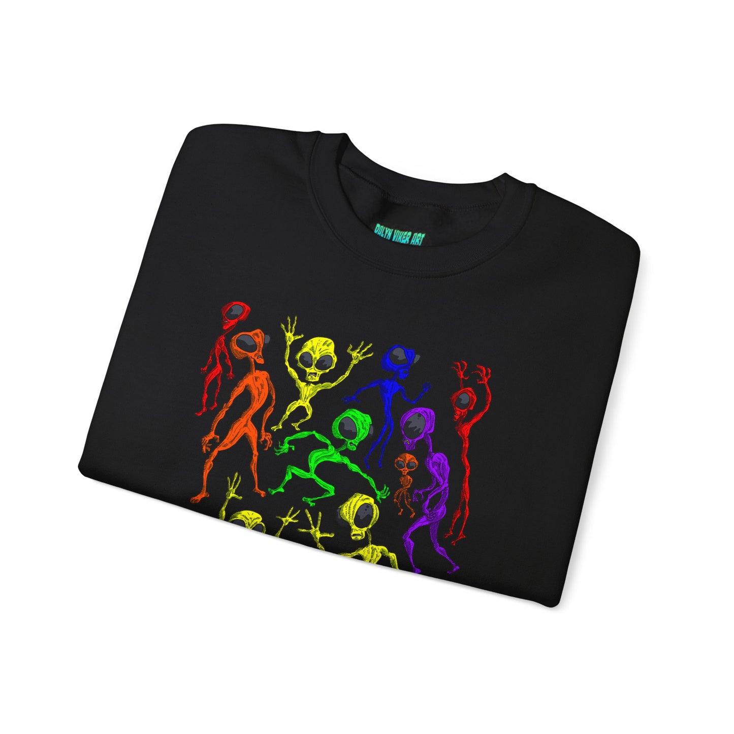 Alien Dance Party Crewneck Sweatshirt