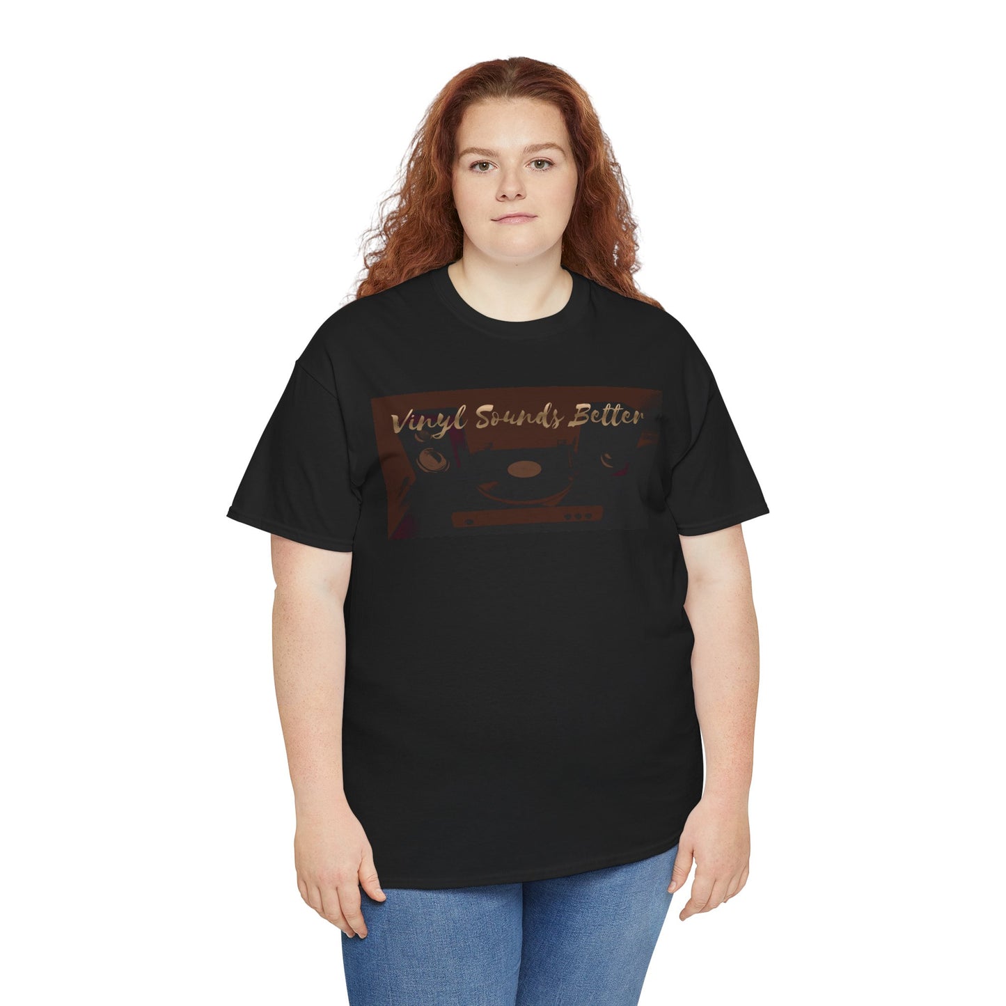 Vinyl Sounds Better T-Shirt — Retro Record Player Tee for Music Lovers