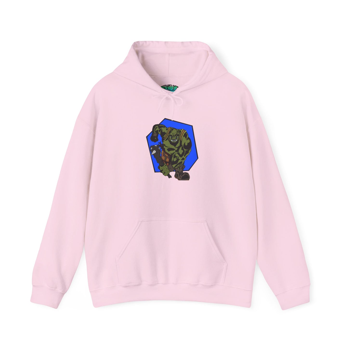 Heroic Monster Hooded Sweatshirt, Cozy Casual, Gift for Gamer, Geek Wear, Unisex Hoodie, Birthday Present, Halloween Style