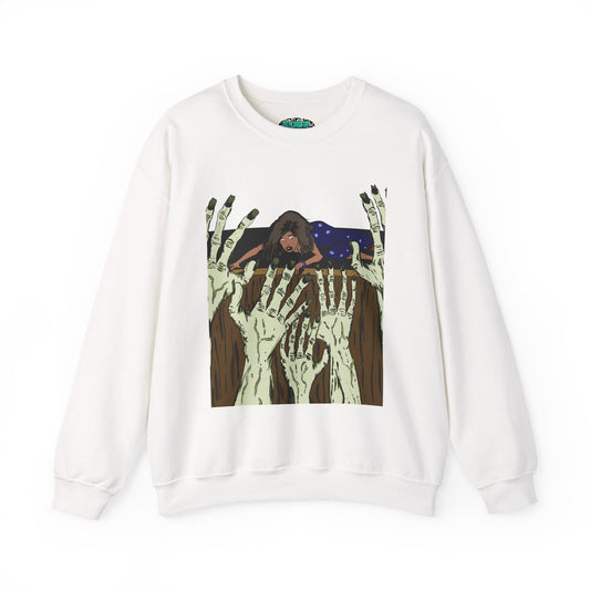 Haunting Hands Crewneck Sweatshirt - Unisex Heavy Blend™