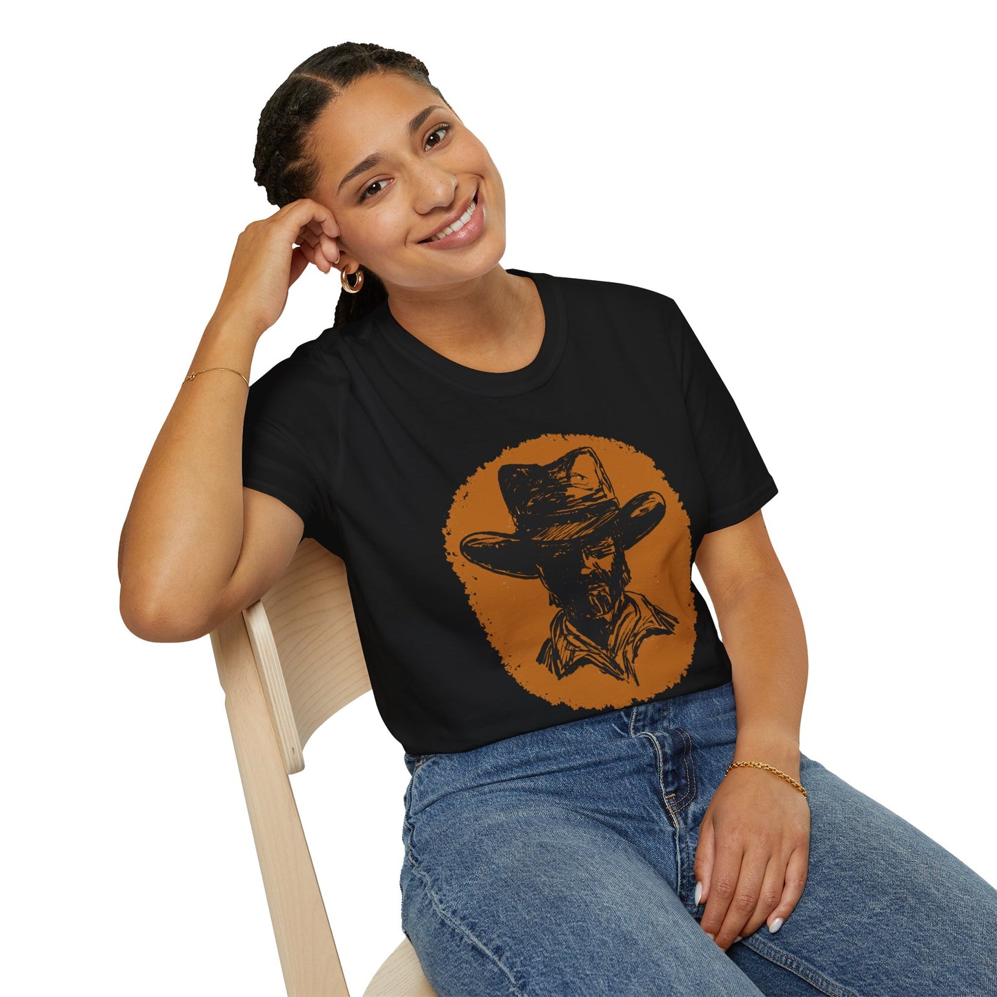 Southwest Cowboy Unisex T-Shirt - Western Rancher Design