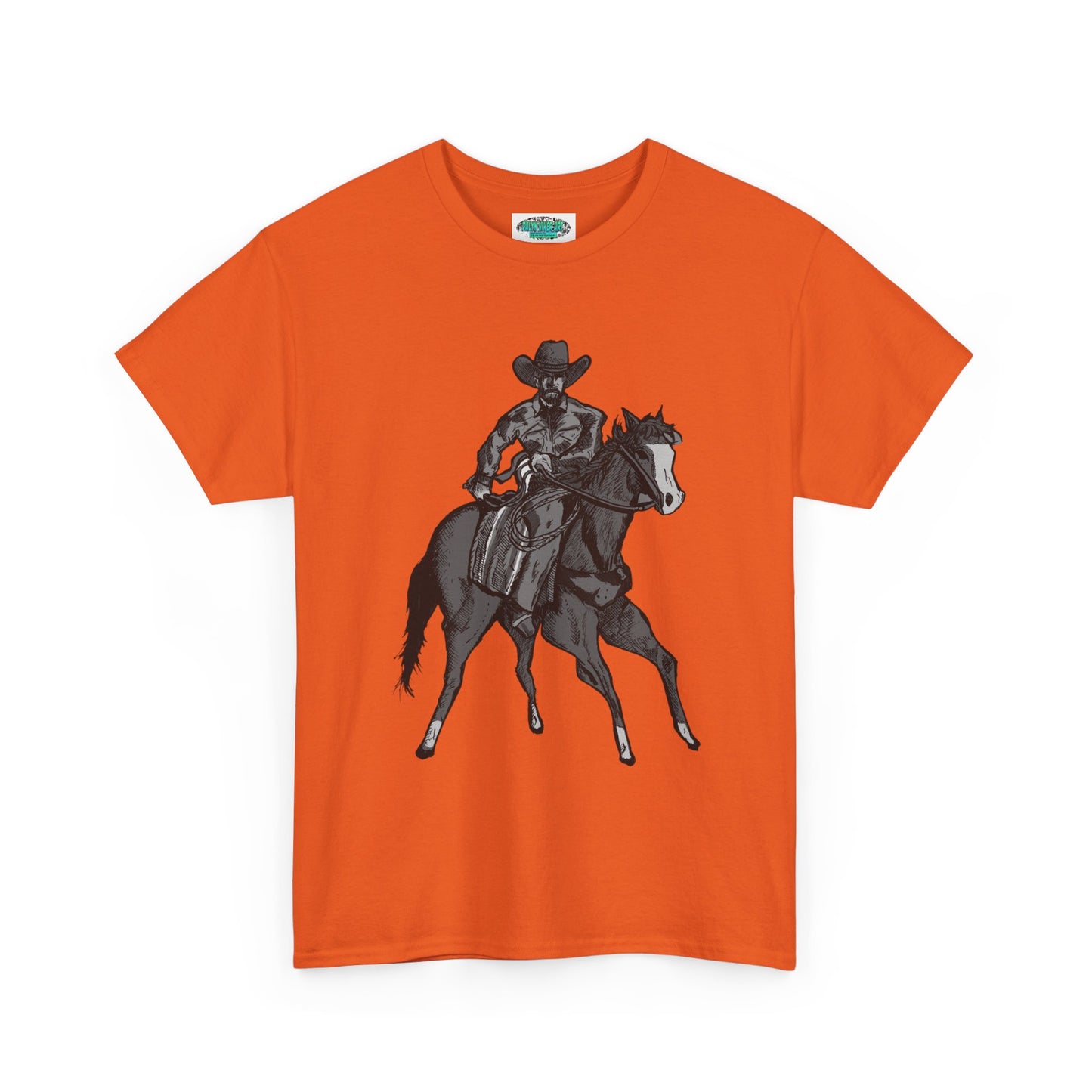 Cowboy on Horseback T‑Shirt — Vintage Western Rodeo Tee