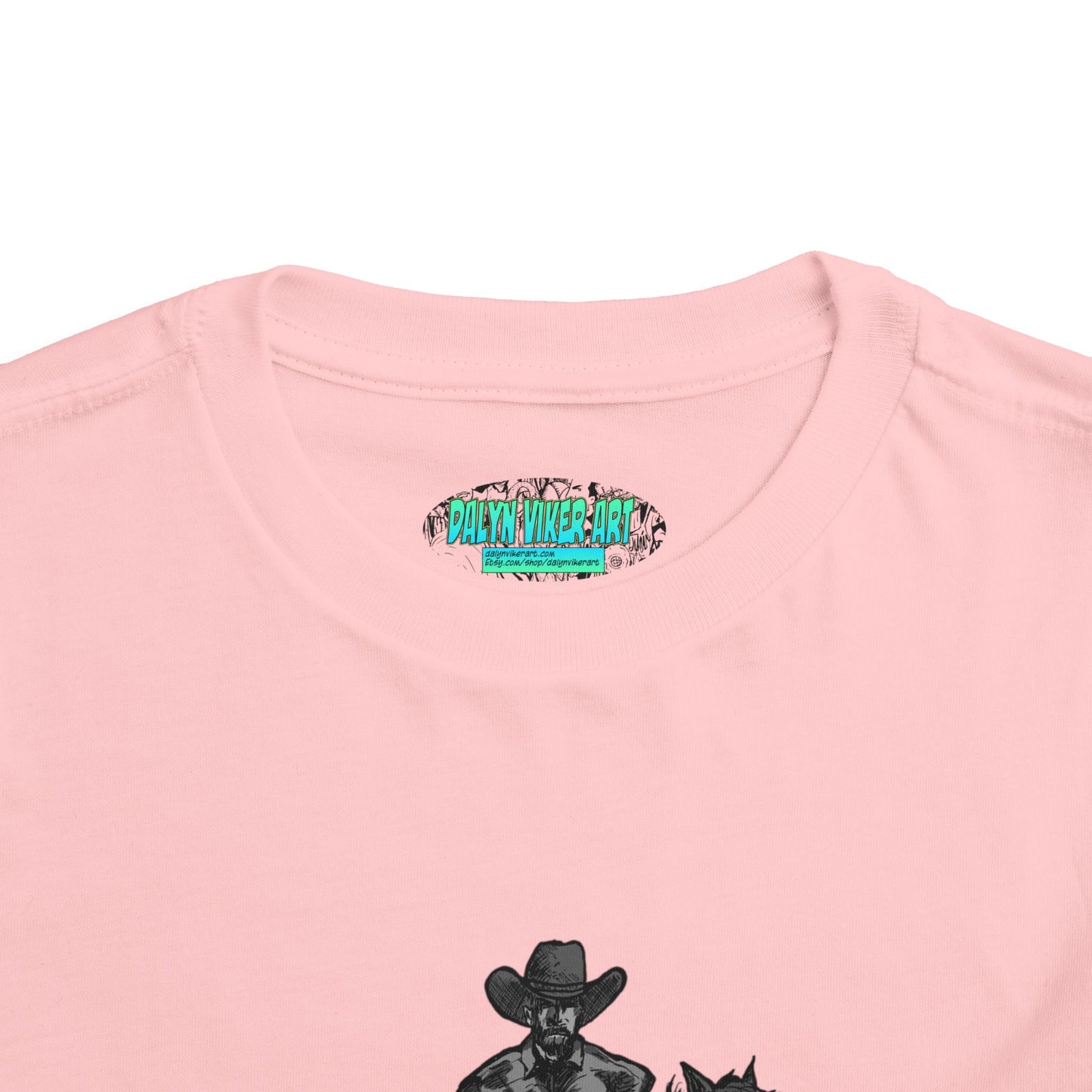 Toddler Western Cowboy Tee — Horseback Rider Graphic Shirt