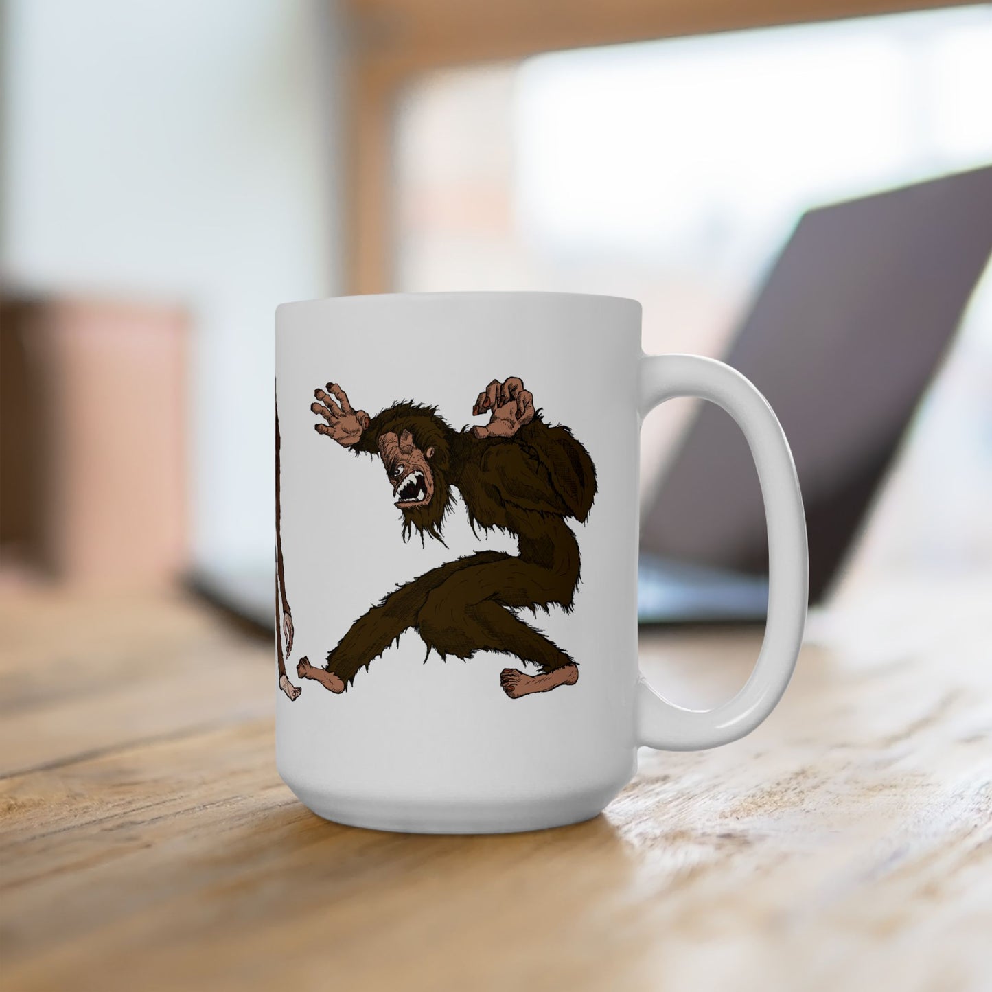 Bigfoot Sasquatch Mug — Funny Creature Coffee Cup (11oz & 15oz)