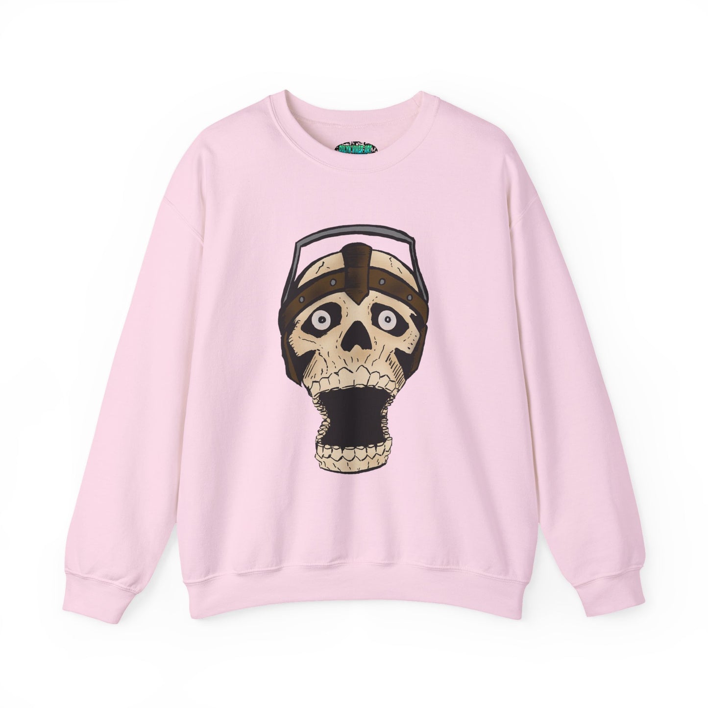 Screaming Skull Graphic Crewneck Sweatshirt - Unisex Heavy Blend