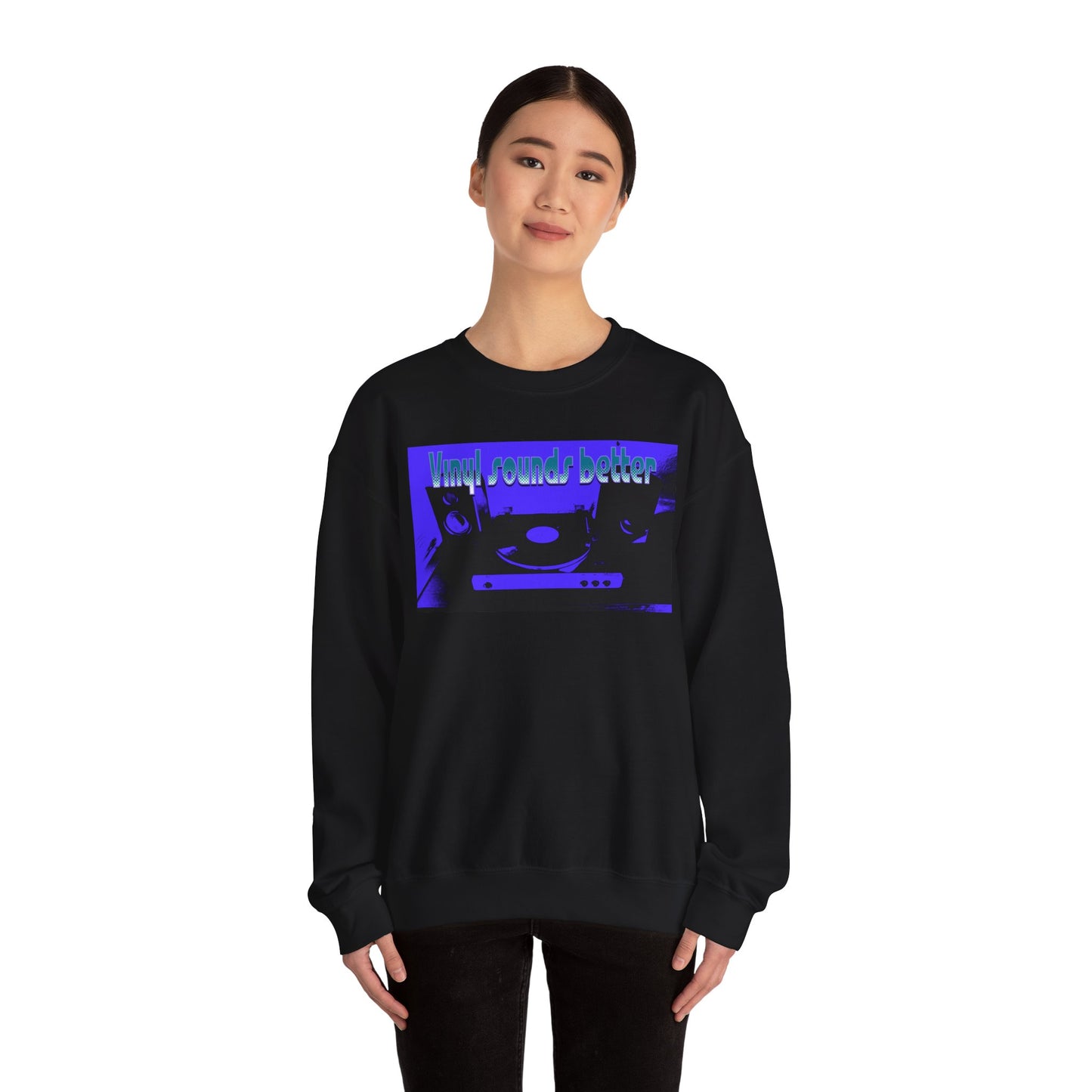 Vinyl Sounds Better Crewneck Sweatshirt