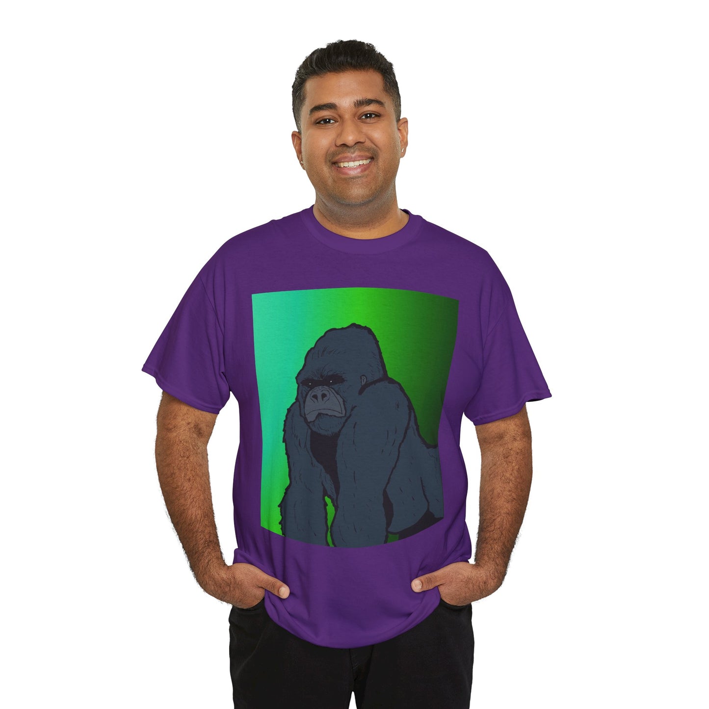 Gorilla Portrait Tee – Graphic Ape Illustration T-Shirt