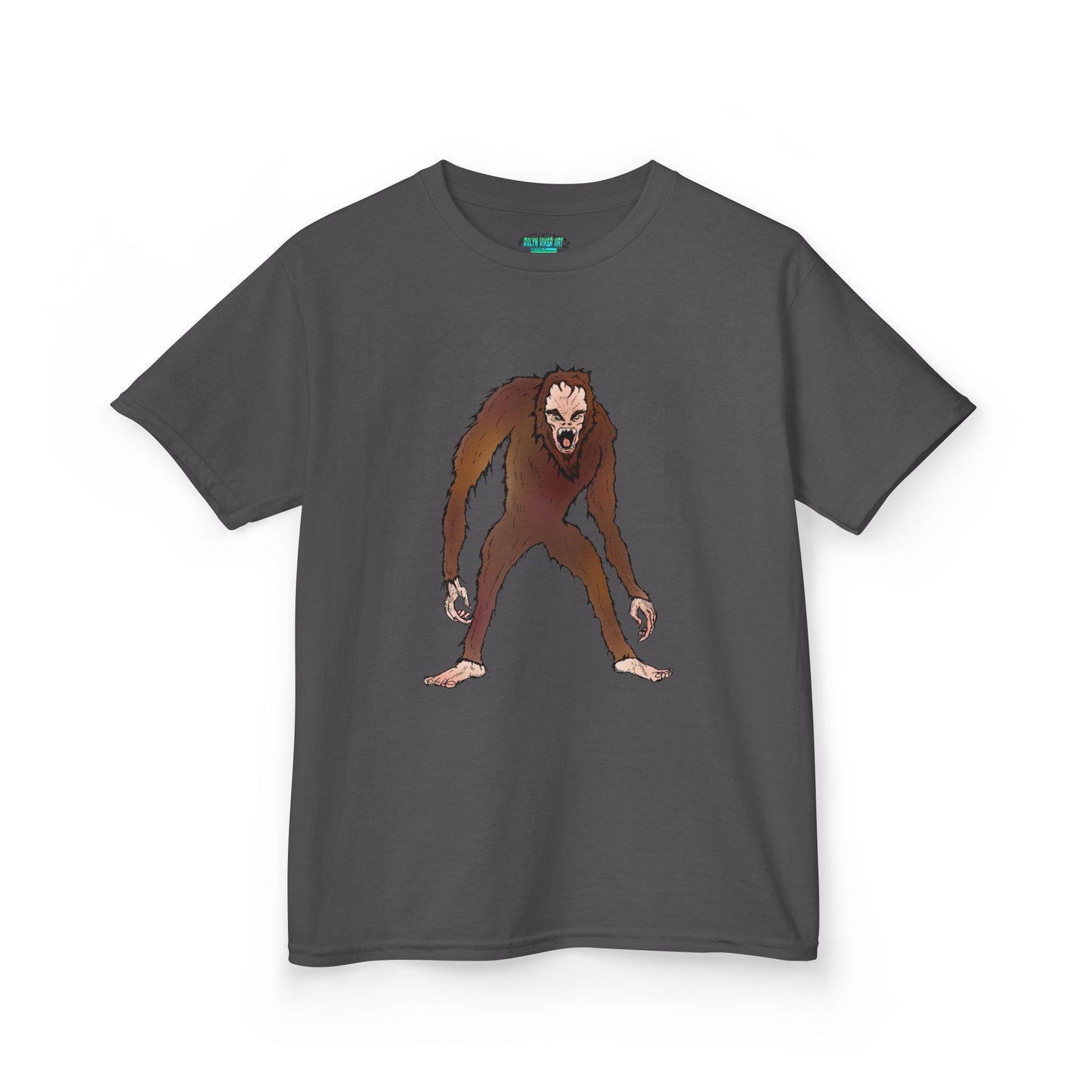 Kids Tee — Playful Sasquatch/Yeti Monster Graphic