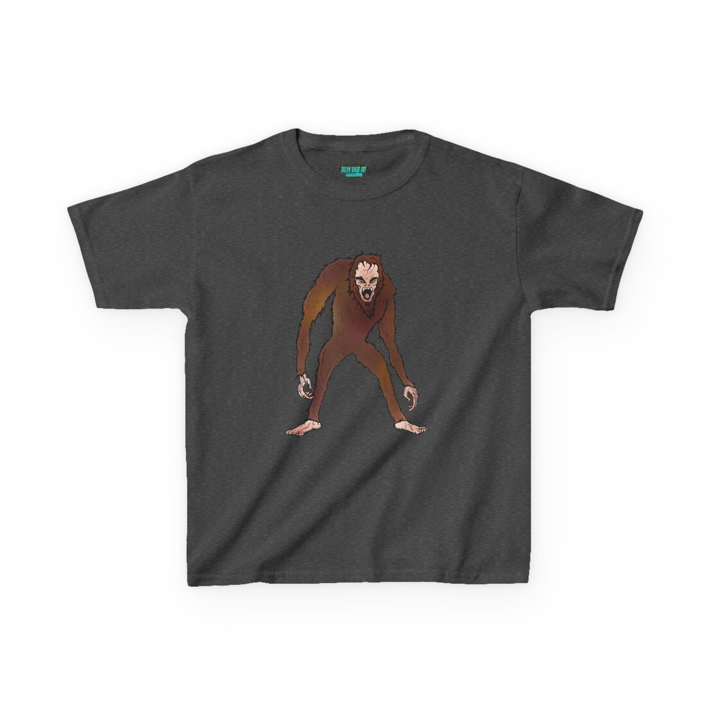 Kids Tee — Playful Sasquatch/Yeti Monster Graphic
