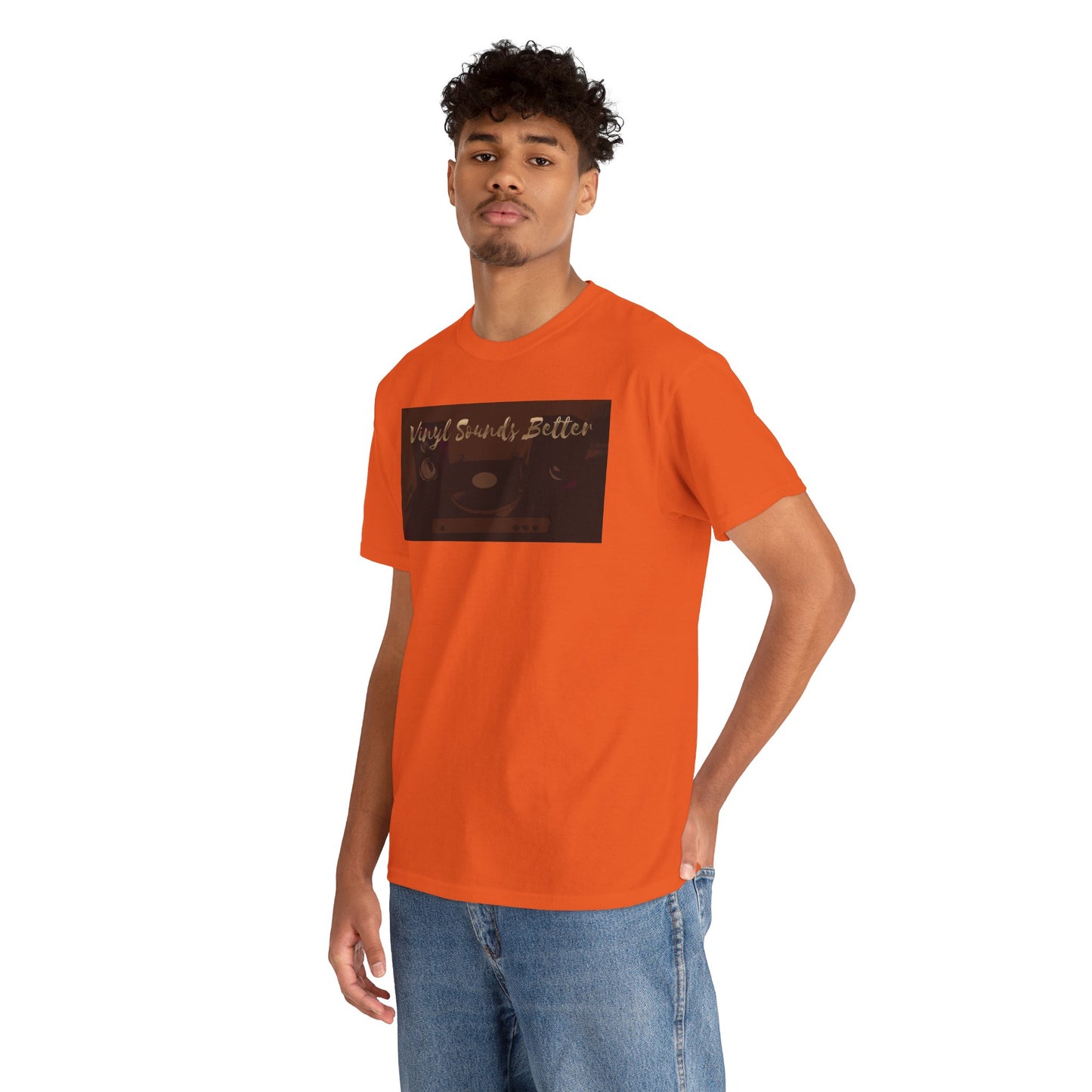 Vinyl Sounds Better T-Shirt — Retro Record Player Tee for Music Lovers