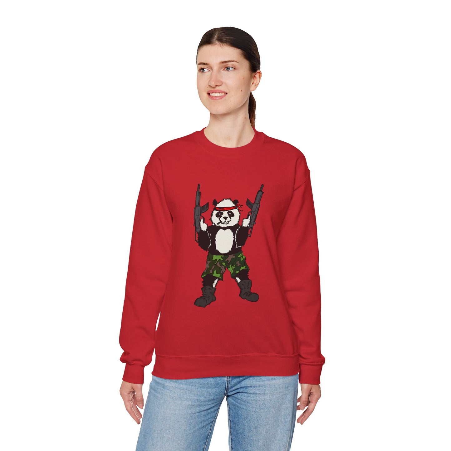 Panda Guns Crewneck Sweatshirt