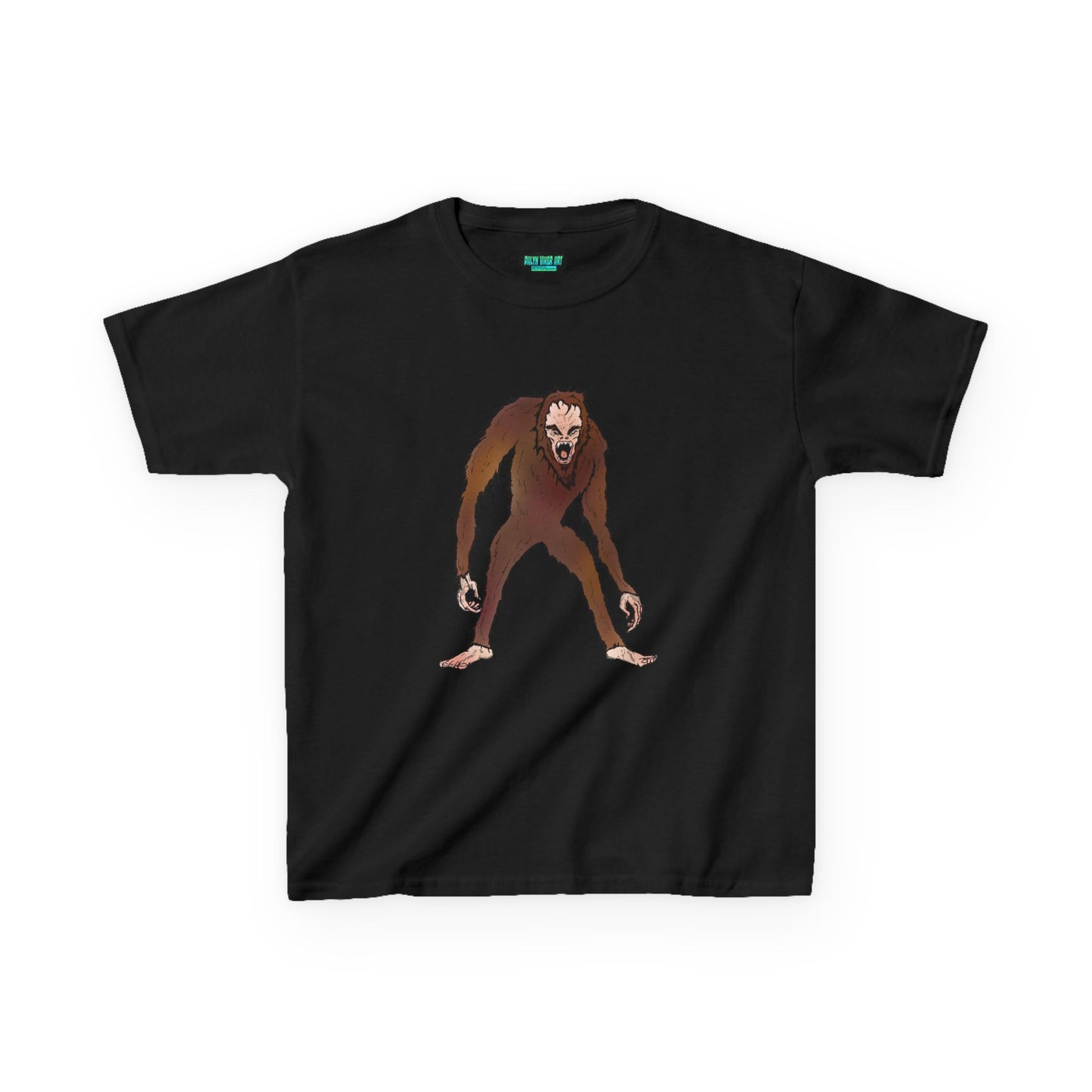 Kids Tee — Playful Sasquatch/Yeti Monster Graphic