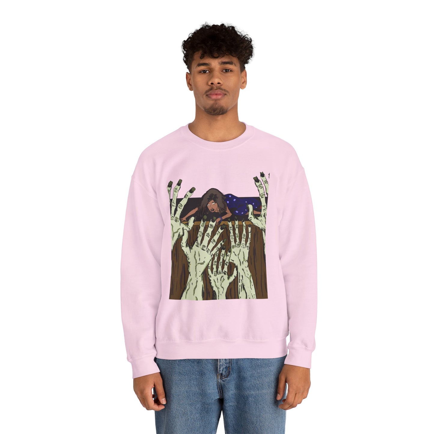 Haunting Hands Crewneck Sweatshirt - Unisex Heavy Blend™