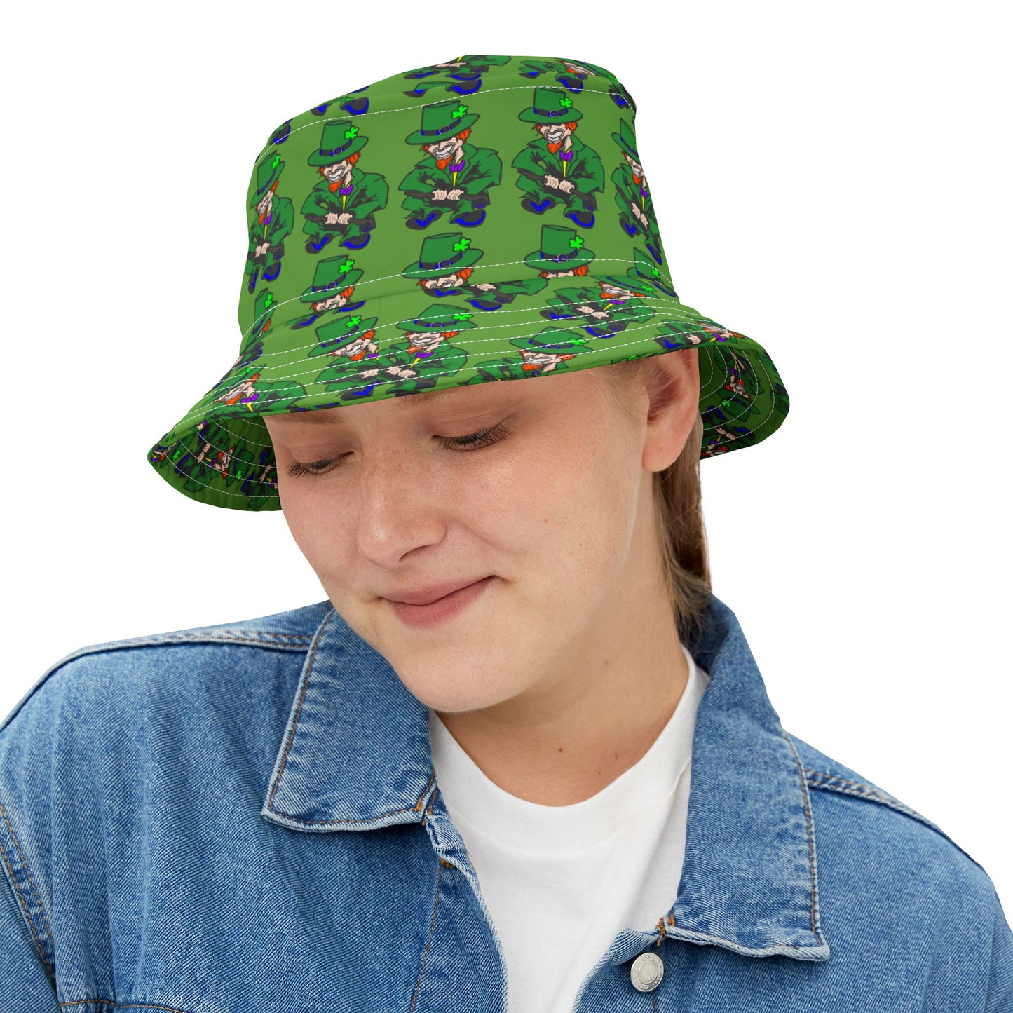 Lucky Leprechaun Bucket Hat - St. Patrick's Day Fashion Accessory