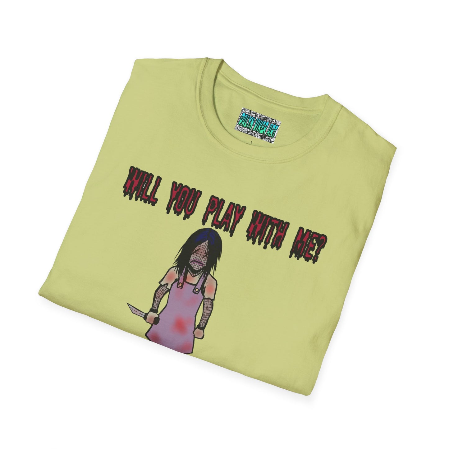 Will You Play With Me?  Unisex Softstyle T-Shirt