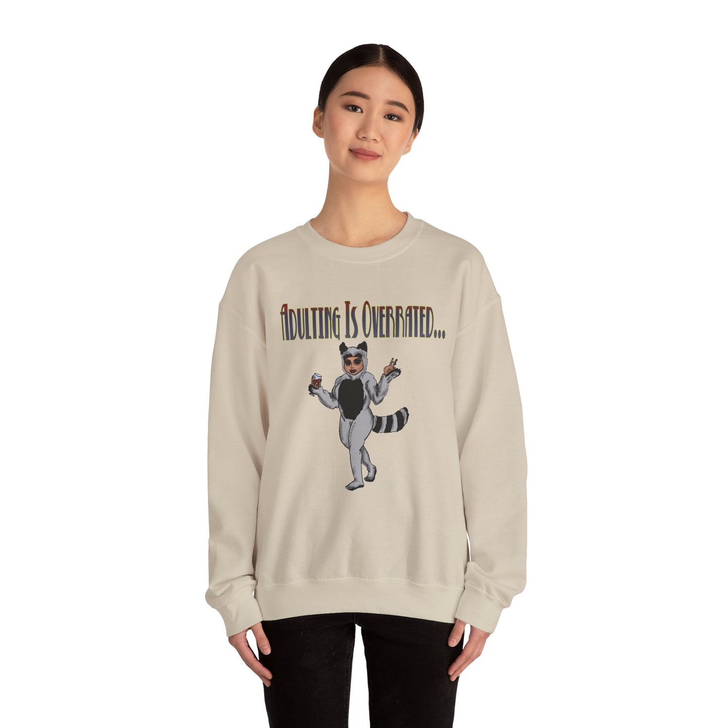 Adulting is Overrated Crewneck Sweatshirt