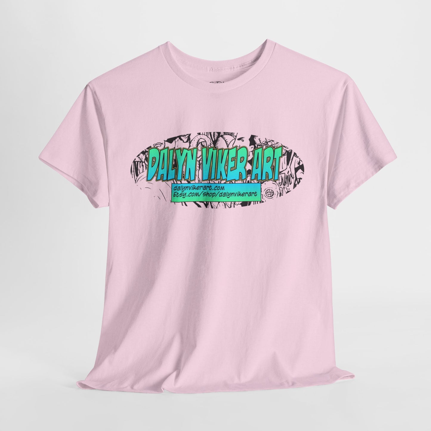 Dalyn Viker Art Logo - Artistic Unisex Tee with Abstract Design, Cool Graphic Shirt for Art Lovers, Perfect Gift for Creatives, Casual Wear, Summer Essential