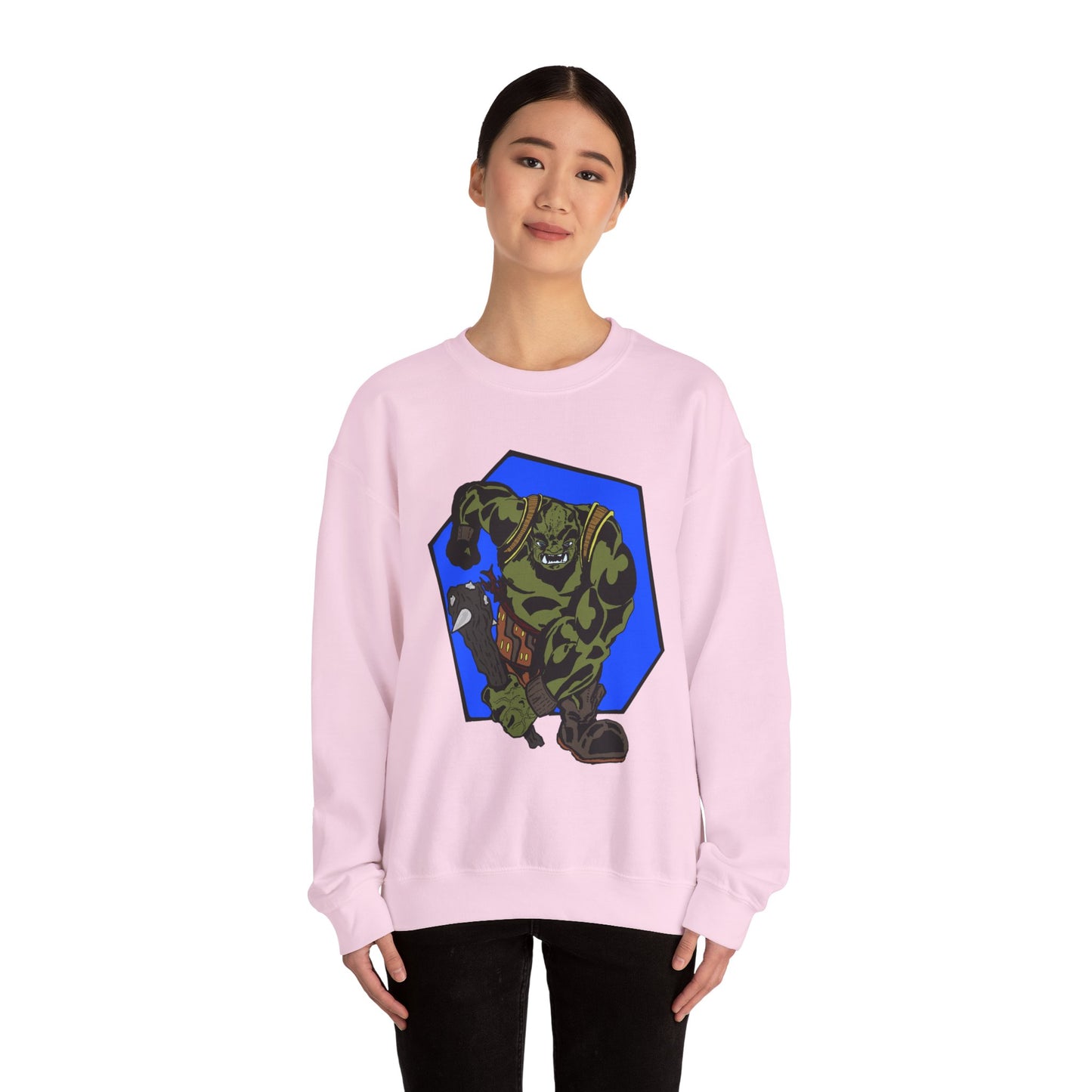 Rampaging Ogre Crewneck Sweatshirt for Marvel Fans