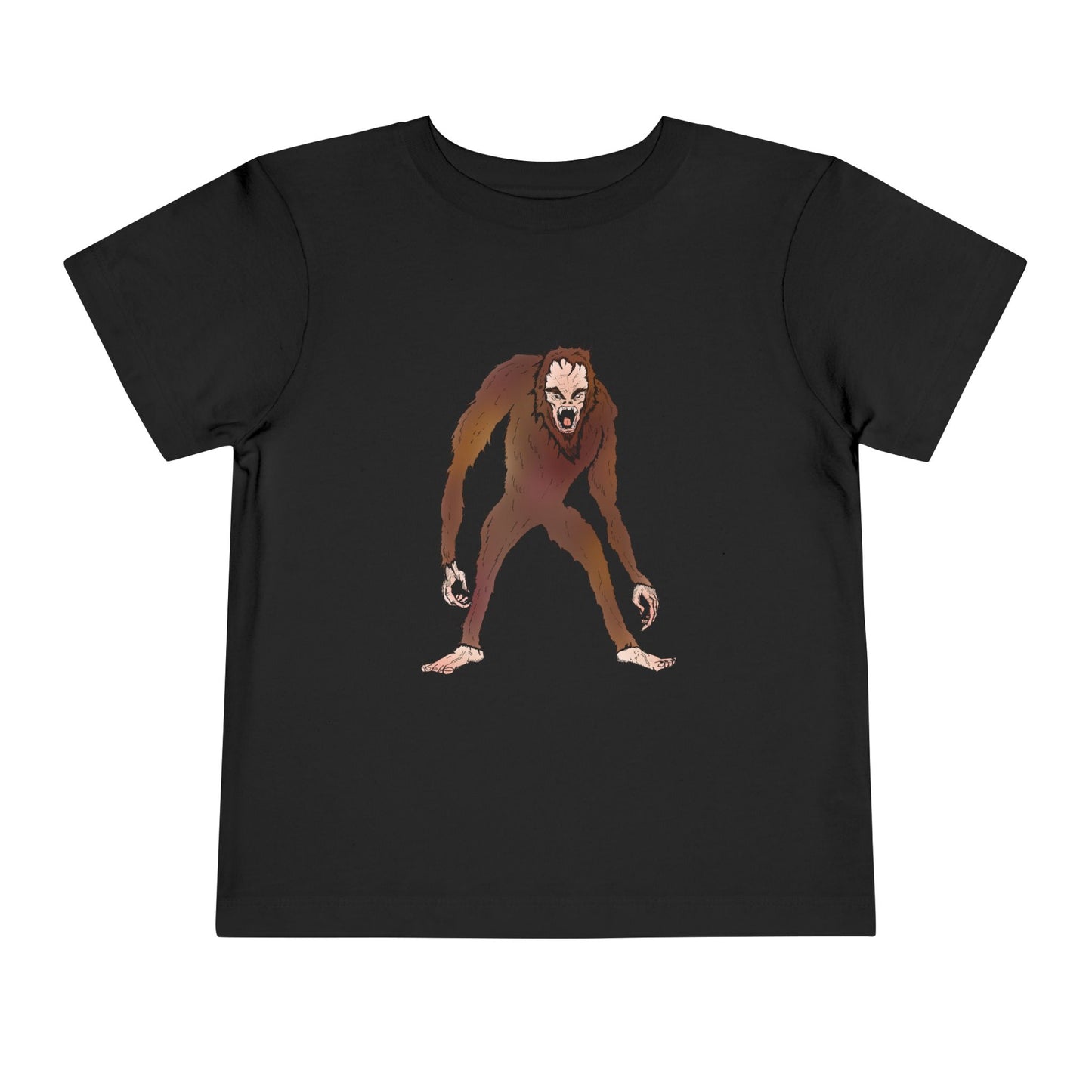 Toddler Tee — Cute Cartoon Kid-Friendly Bigfoot Graphic Shirt