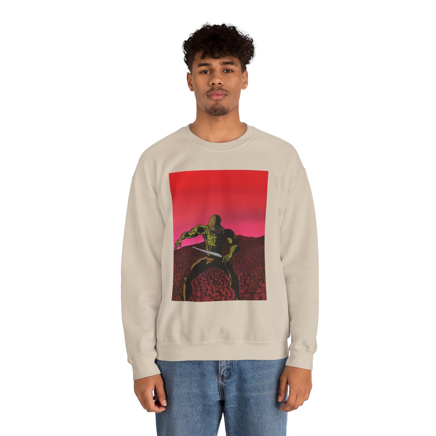 Retro Skull Master Graphic Unisex Crewneck Sweatshirt
