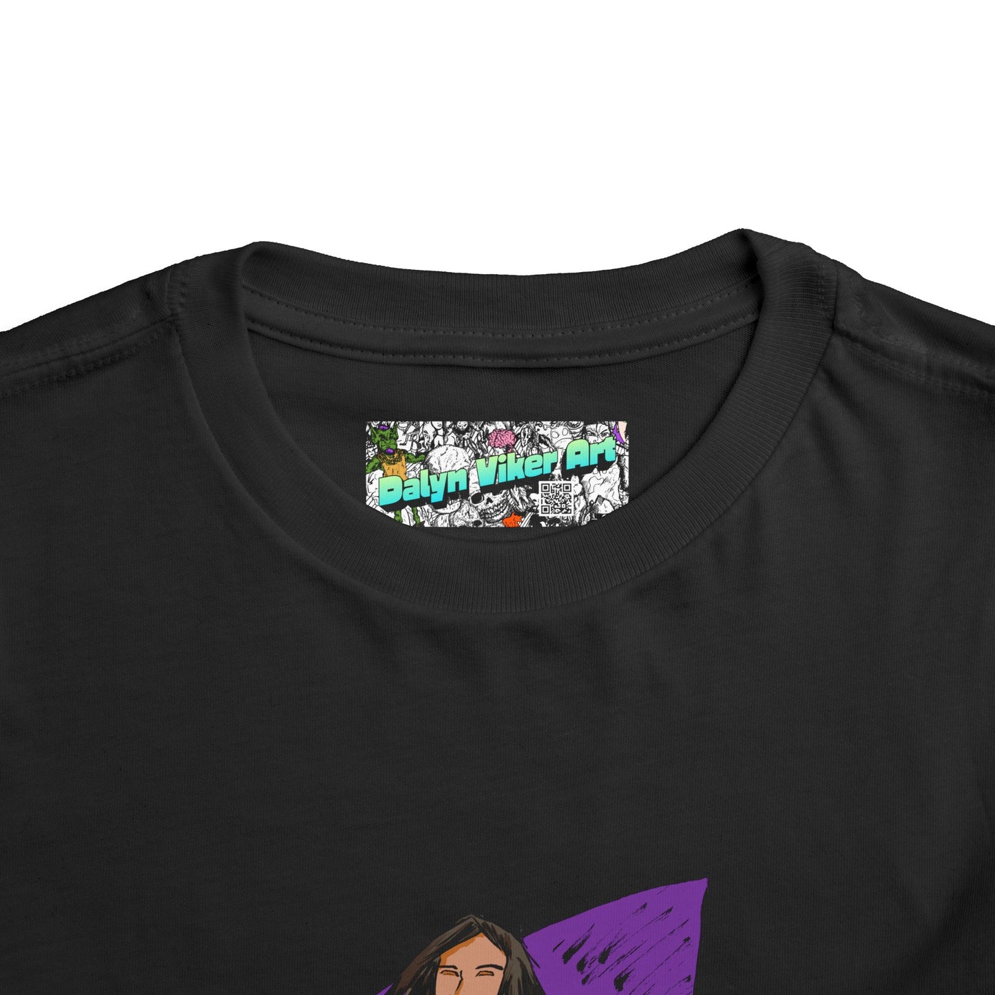 Toddler Tee — Rock Star Guitarist Graphic Kids Shirt