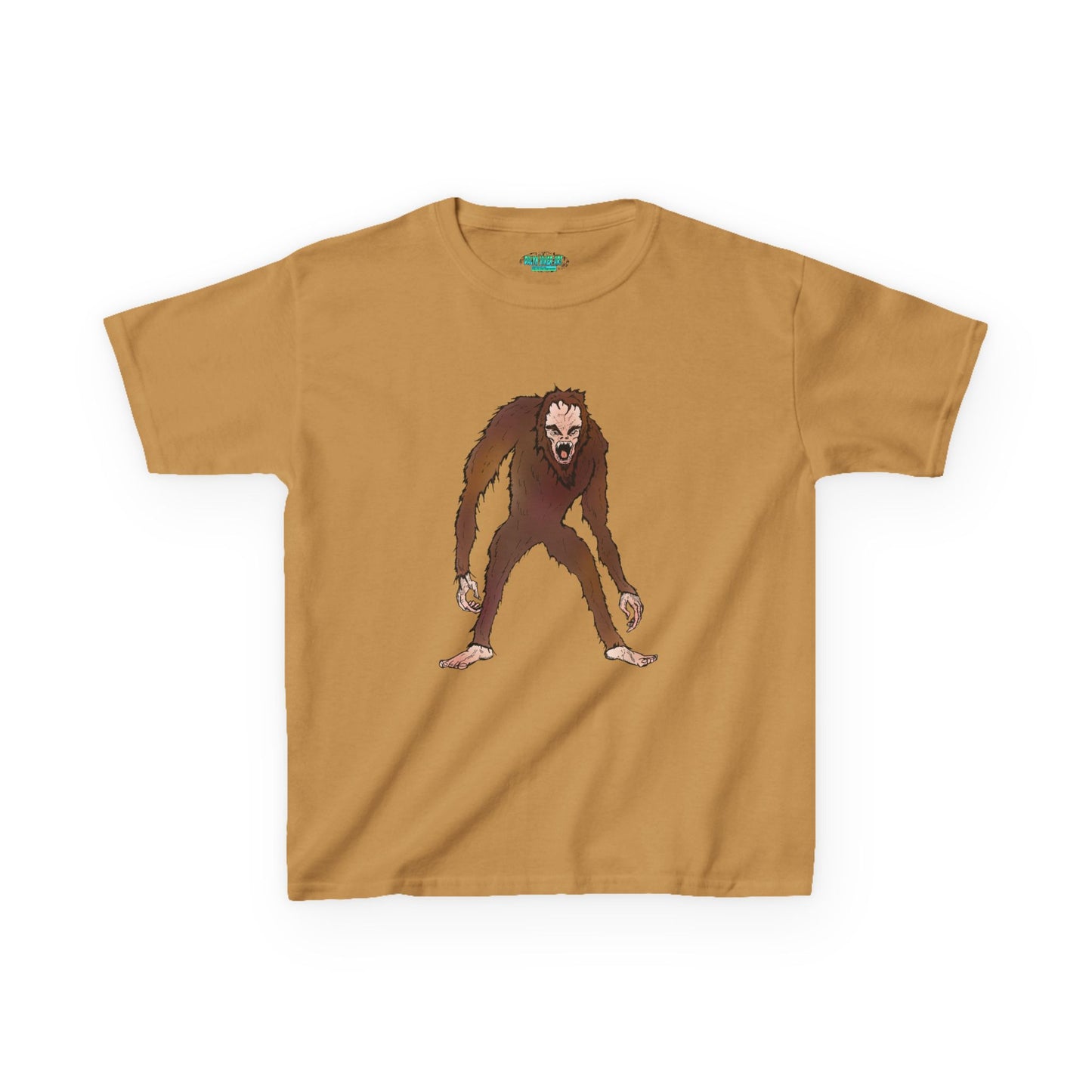 Kids Tee — Playful Sasquatch/Yeti Monster Graphic