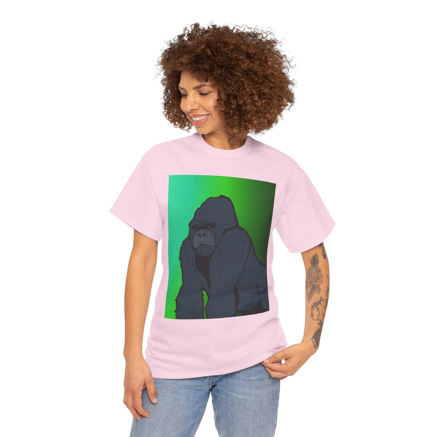 Gorilla Portrait Tee – Graphic Ape Illustration T-Shirt