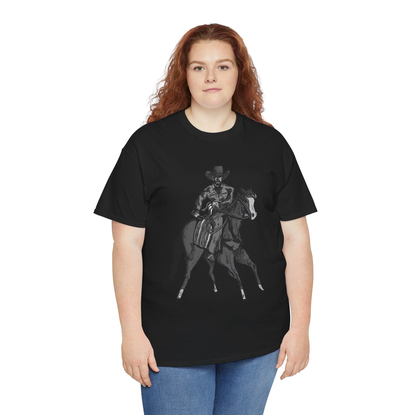 Cowboy on Horseback T‑Shirt — Vintage Western Rodeo Tee