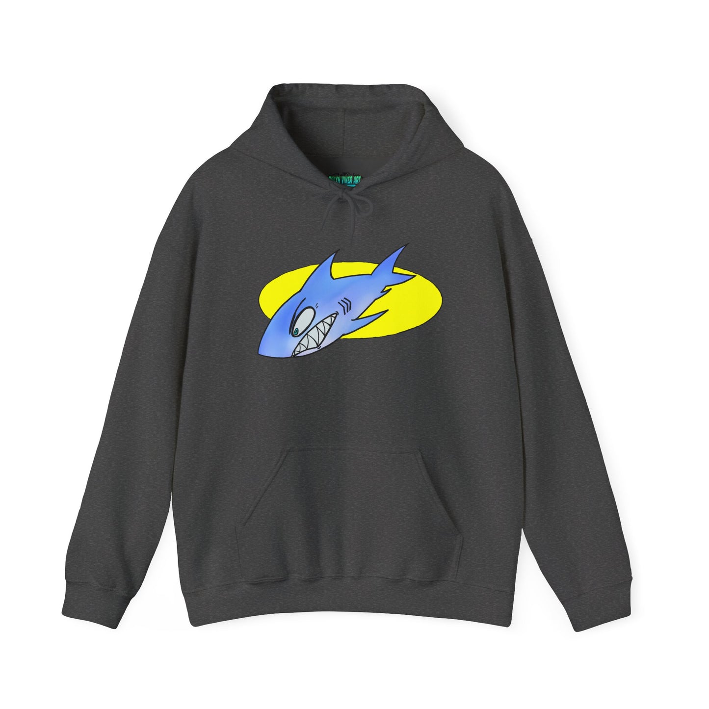 Cool Shark Graphic Hoodie - Unisex Heavy Blend Sweatshirt for Ocean Lovers, Gift for Men and Women, Beach Vibes, Casual Wear, Unique Design