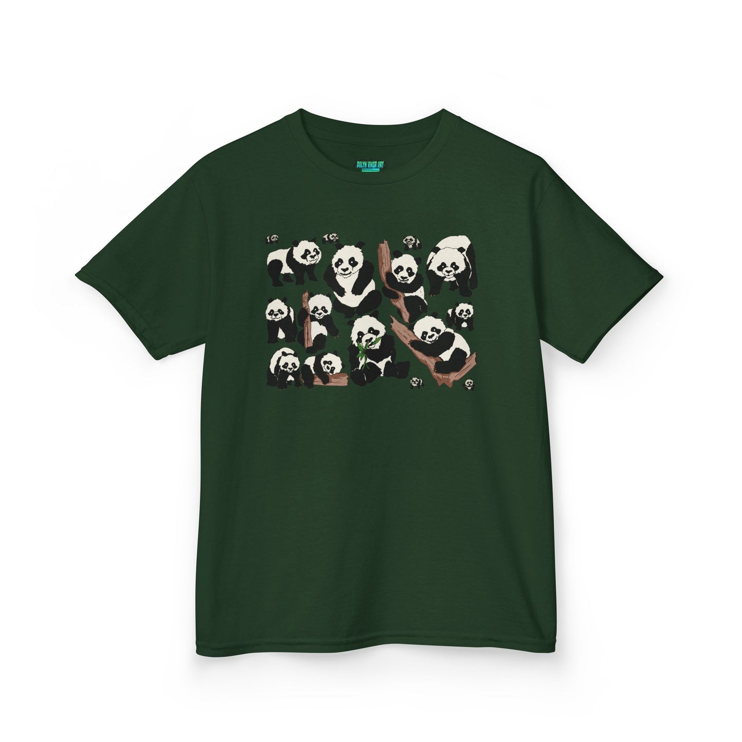Panda Paradise Kids Tee, Cute Animal T-Shirt, Children's Gift, Birthday Present, Summer Wear, Eco-Friendly Fashion