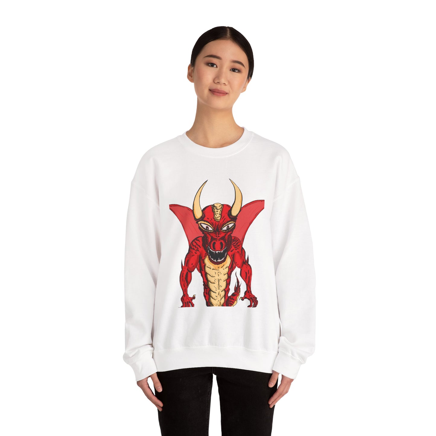 Fierce Dragon Unisex Crewneck Sweatshirt